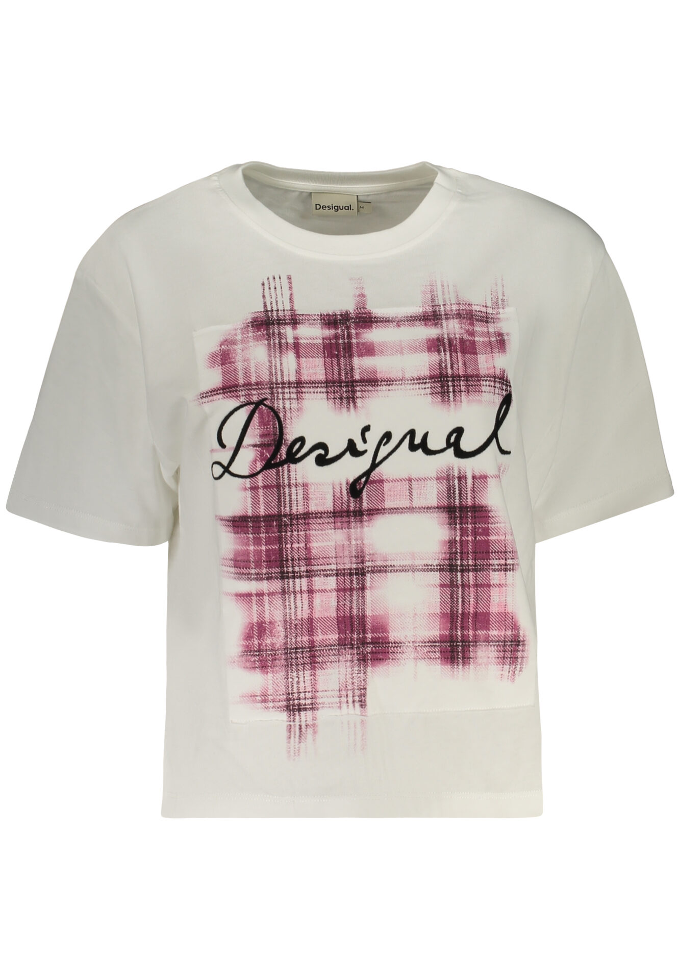 DESIGUAL WOMEN'S SHORT-SLEEVE T-SHIRT WHITE