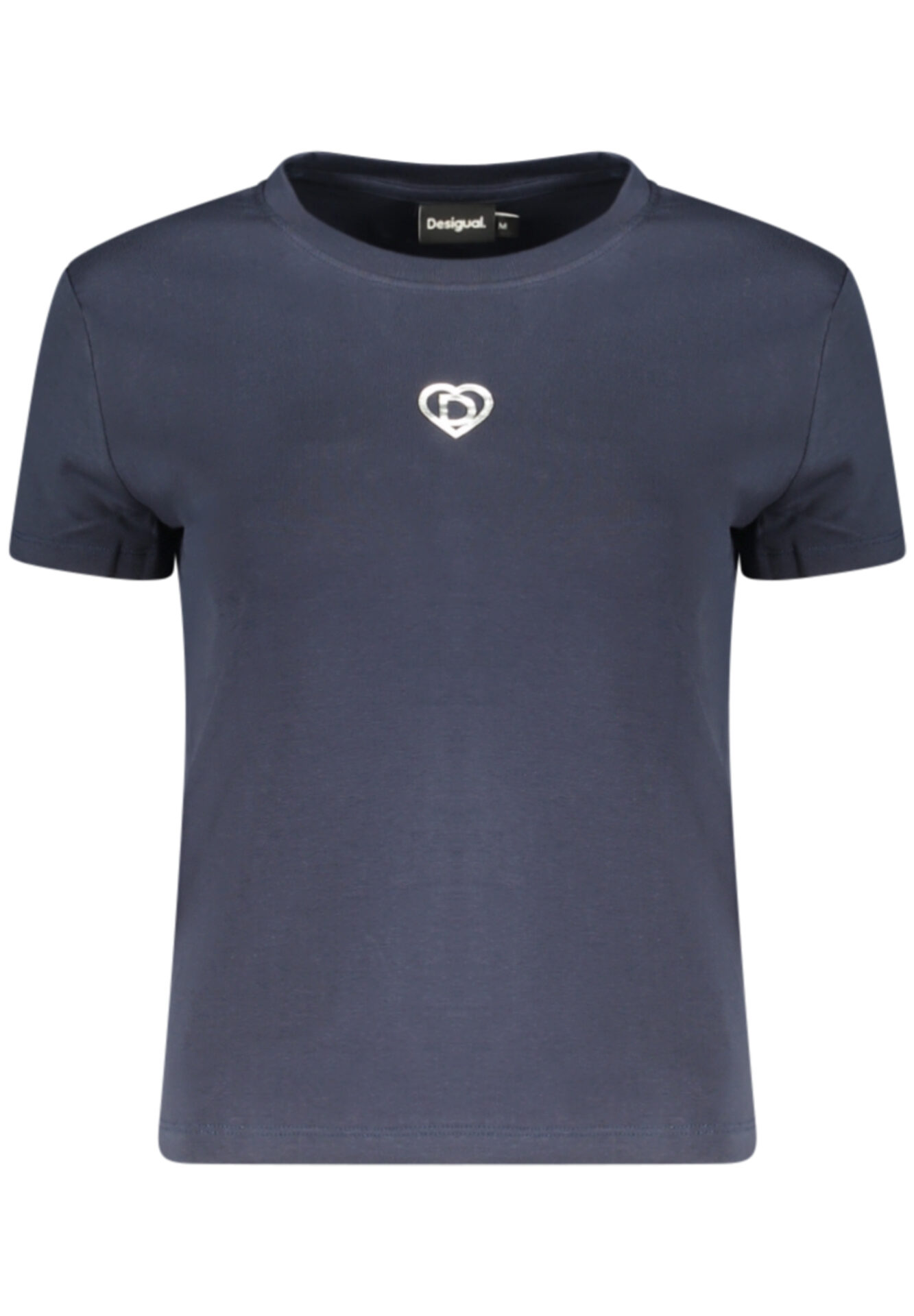 DESIGUAL WOMEN'S SHORT-SLEEVE T-SHIRT BLUE