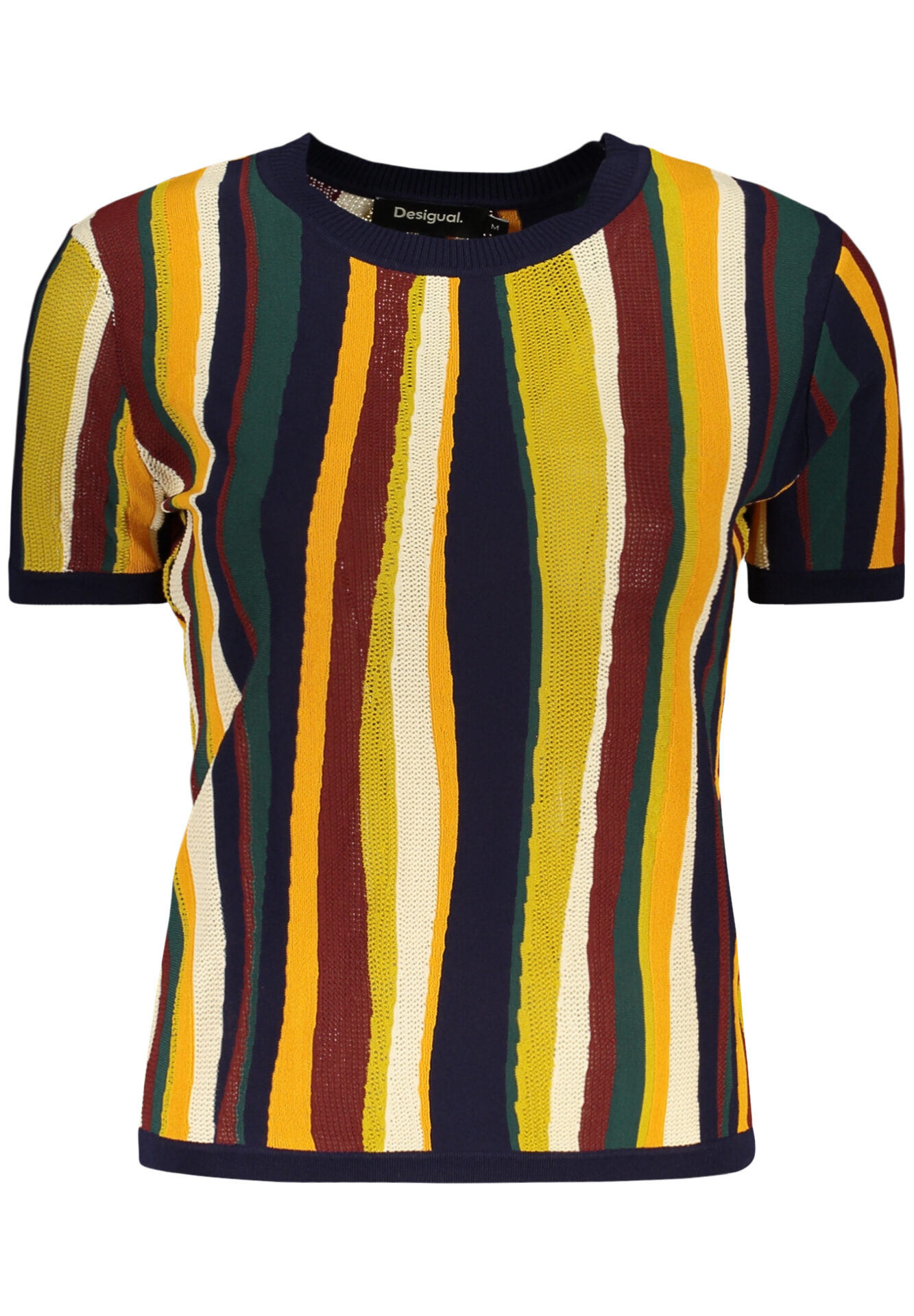 DESIGUAL WOMEN'S SHORT-SLEEVE T-SHIRT BLUE