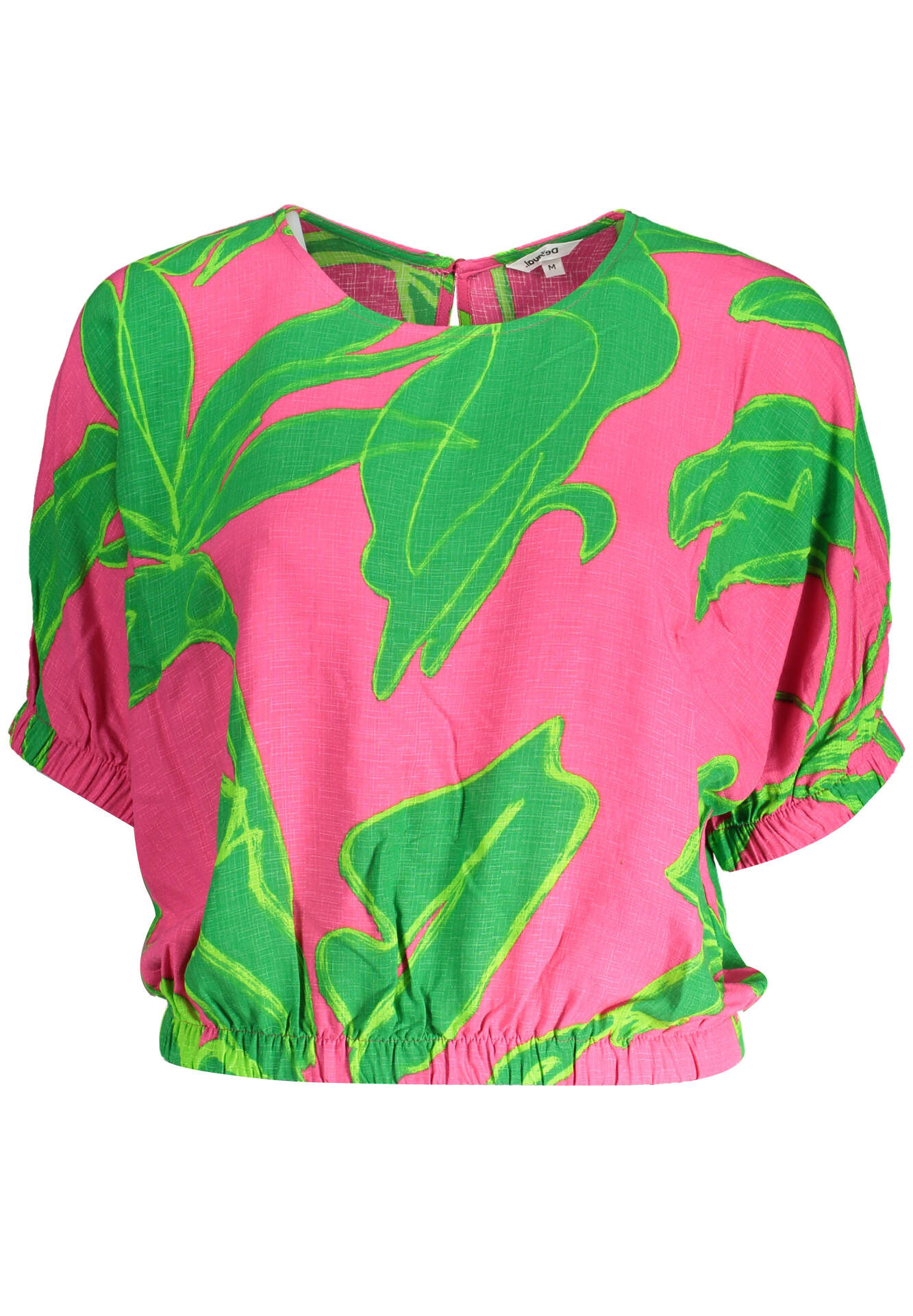 DESIGUAL WOMEN'S SHORT SLEEVE T-SHIRT PINK