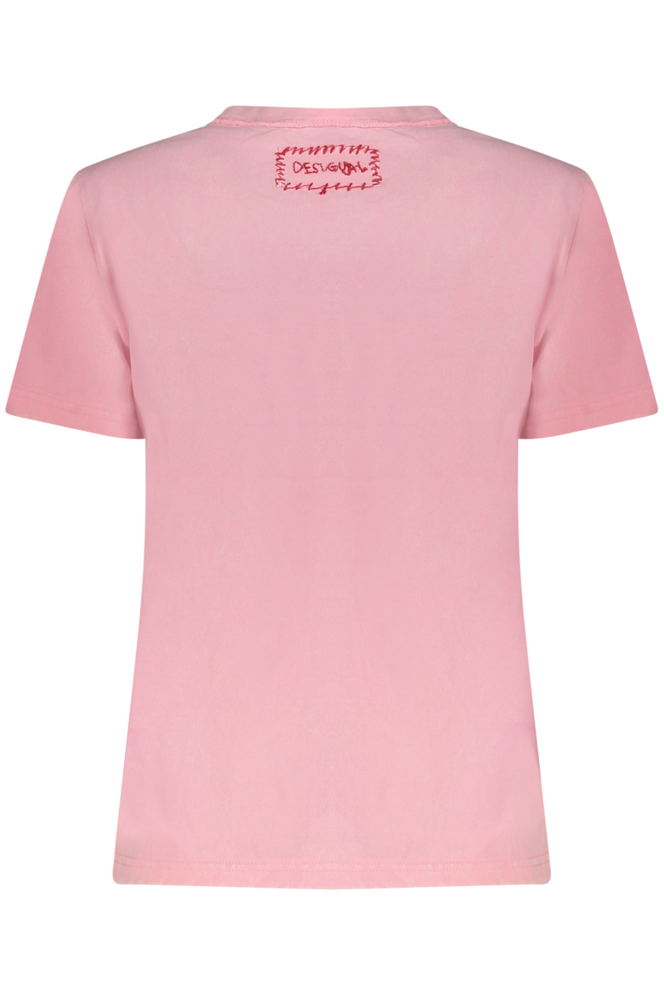 DESIGUAL WOMEN'S PINK SHORT-SLEEVE T-SHIRT DESIGUAL WOMEN'S PINK SHORT-SLEEVE T-SHIRT - Image 2
