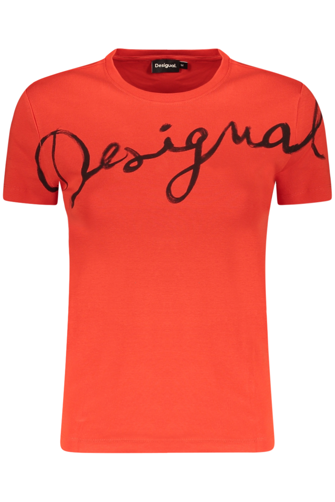 DESIGUAL WOMEN'S SHORT-SLEEVED T-SHIRT, RED DESIGUAL WOMEN'S SHORT-SLEEVED T-SHIRT, RED