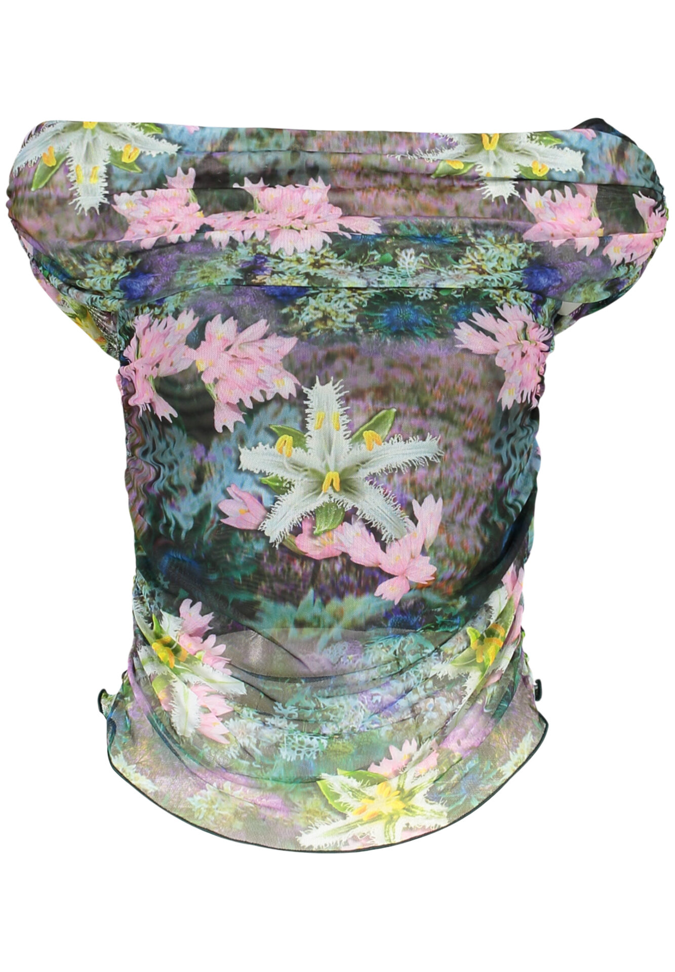 DESIGUAL WOMEN'S SHORT-SLEEVED T-SHIRT GREEN