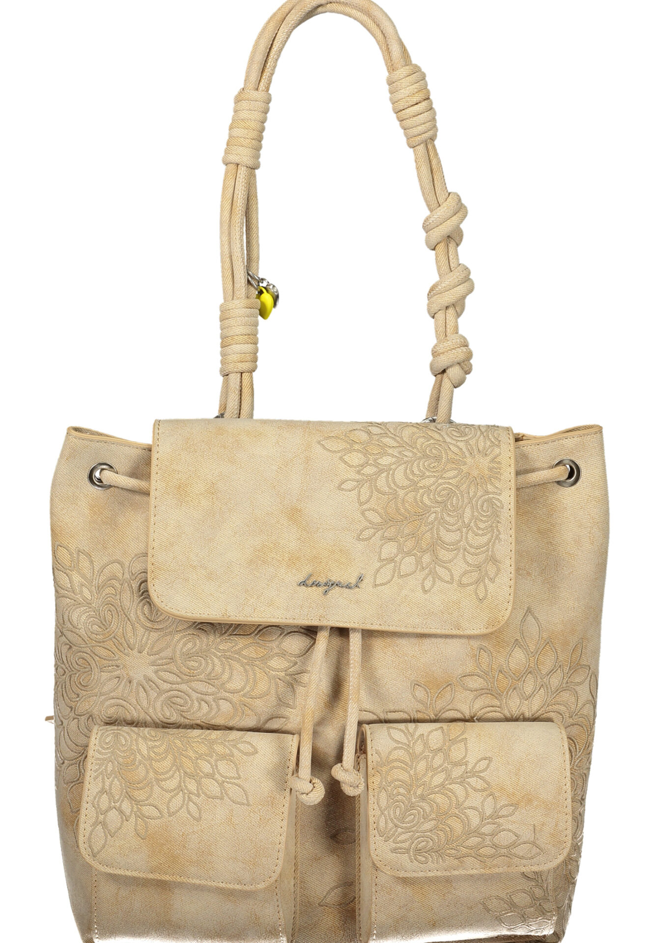 DESIGUAL WOMEN'S BEIGE BACKPACK