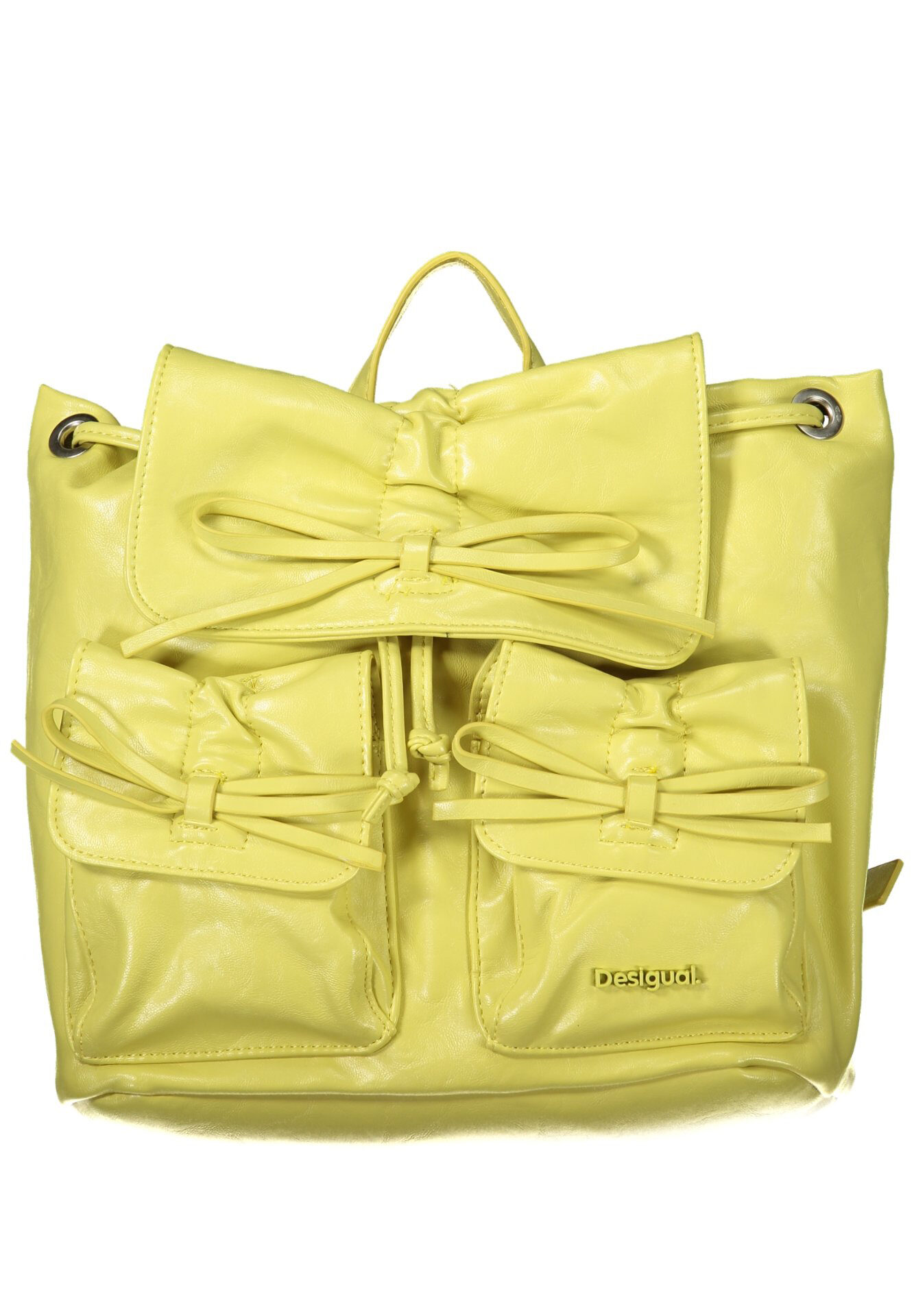 DESIGUAL WOMEN'S YELLOW BACKPACK