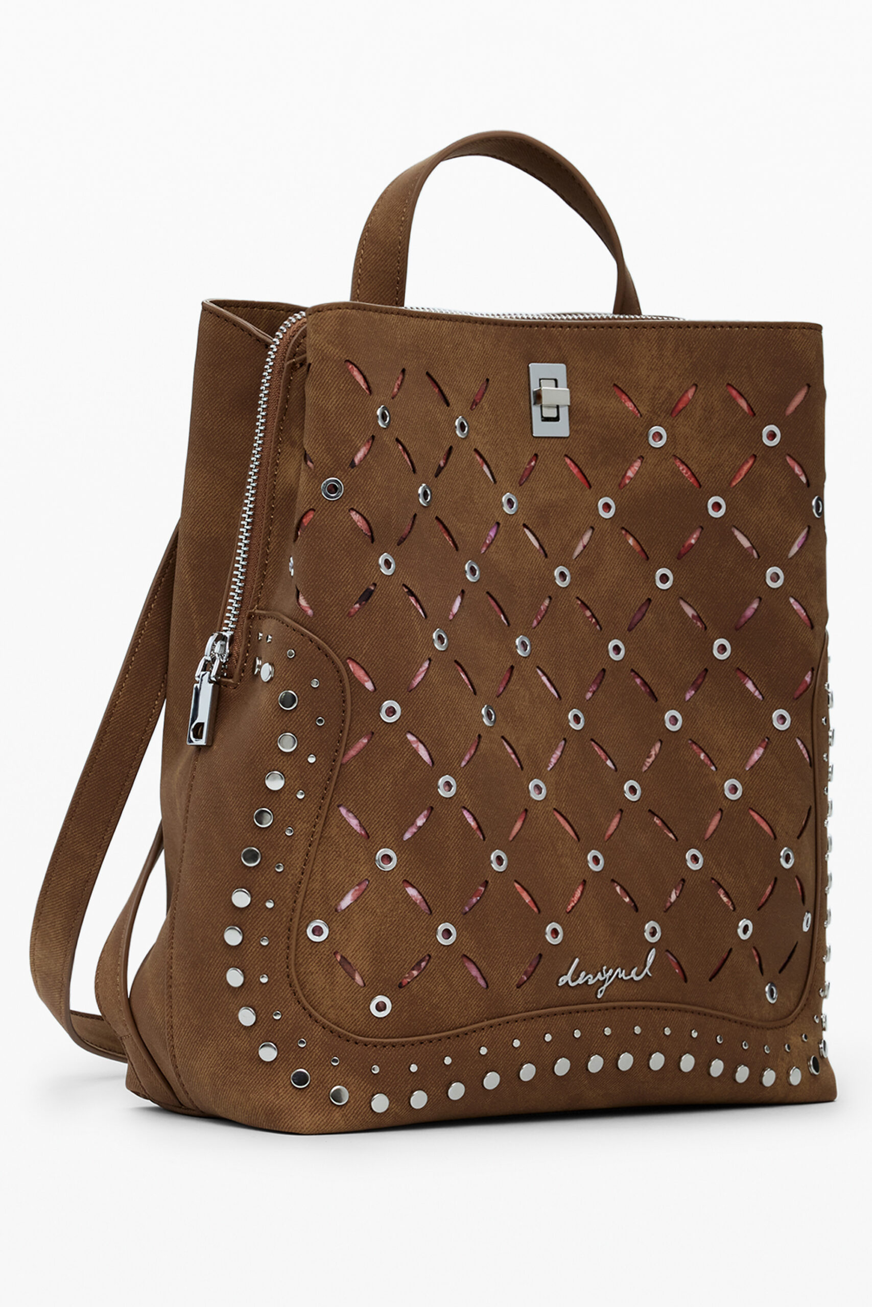 DESIGUAL WOMEN'S BROWN BACKPACK DESIGUAL WOMEN'S BROWN BACKPACK - Image 2