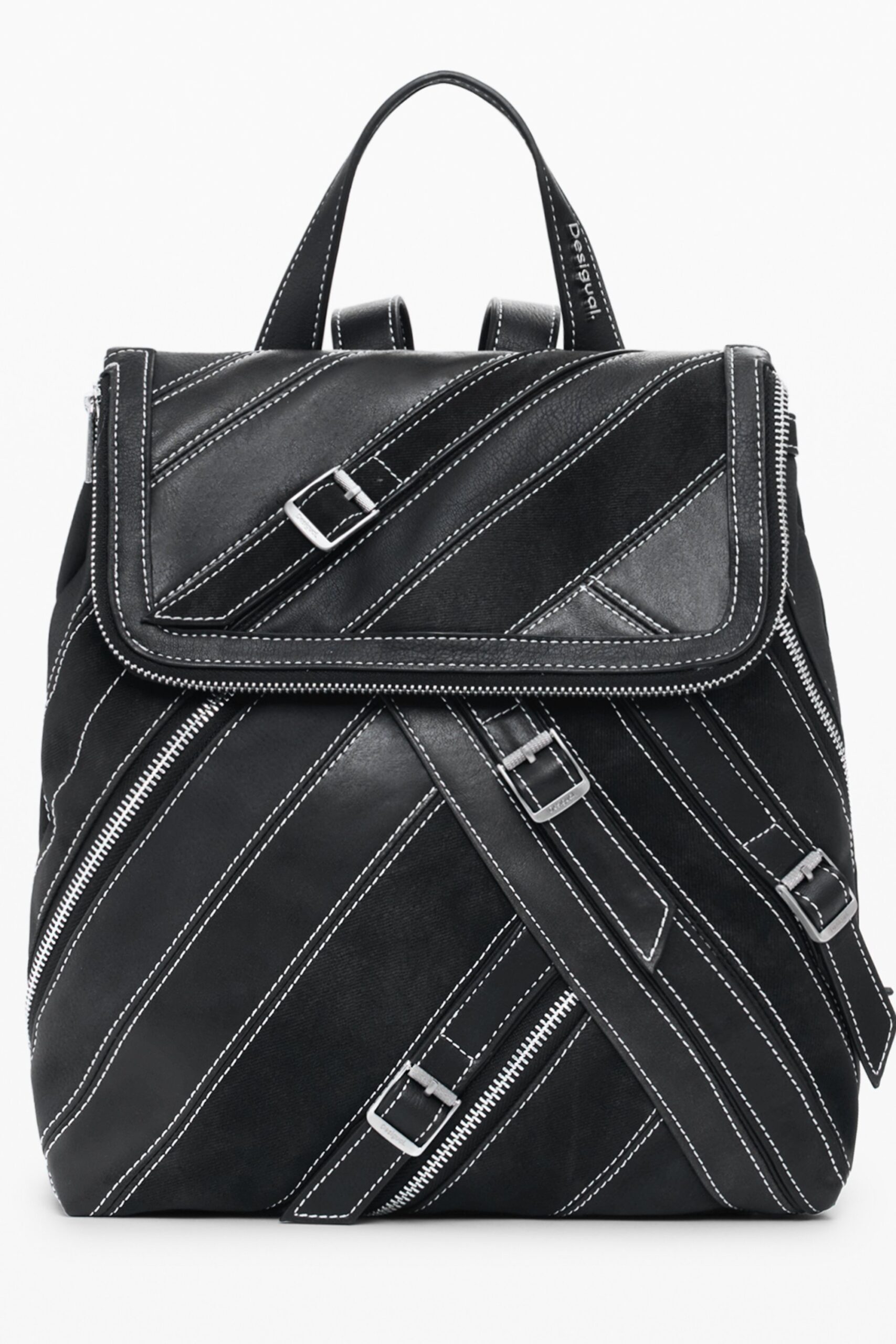 DESIGUAL WOMEN'S BLACK BACKPACK DESIGUAL WOMEN'S BLACK BACKPACK