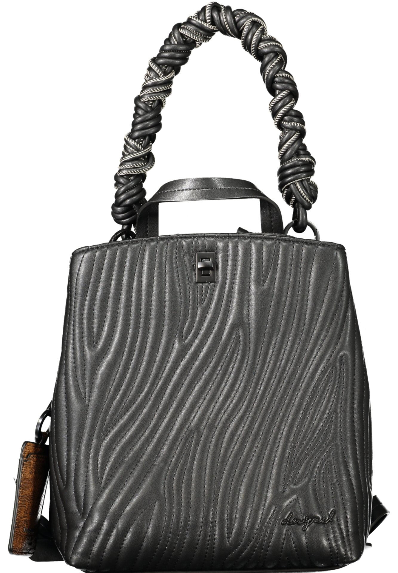 DESIGUAL WOMEN'S BLACK BACKPACK