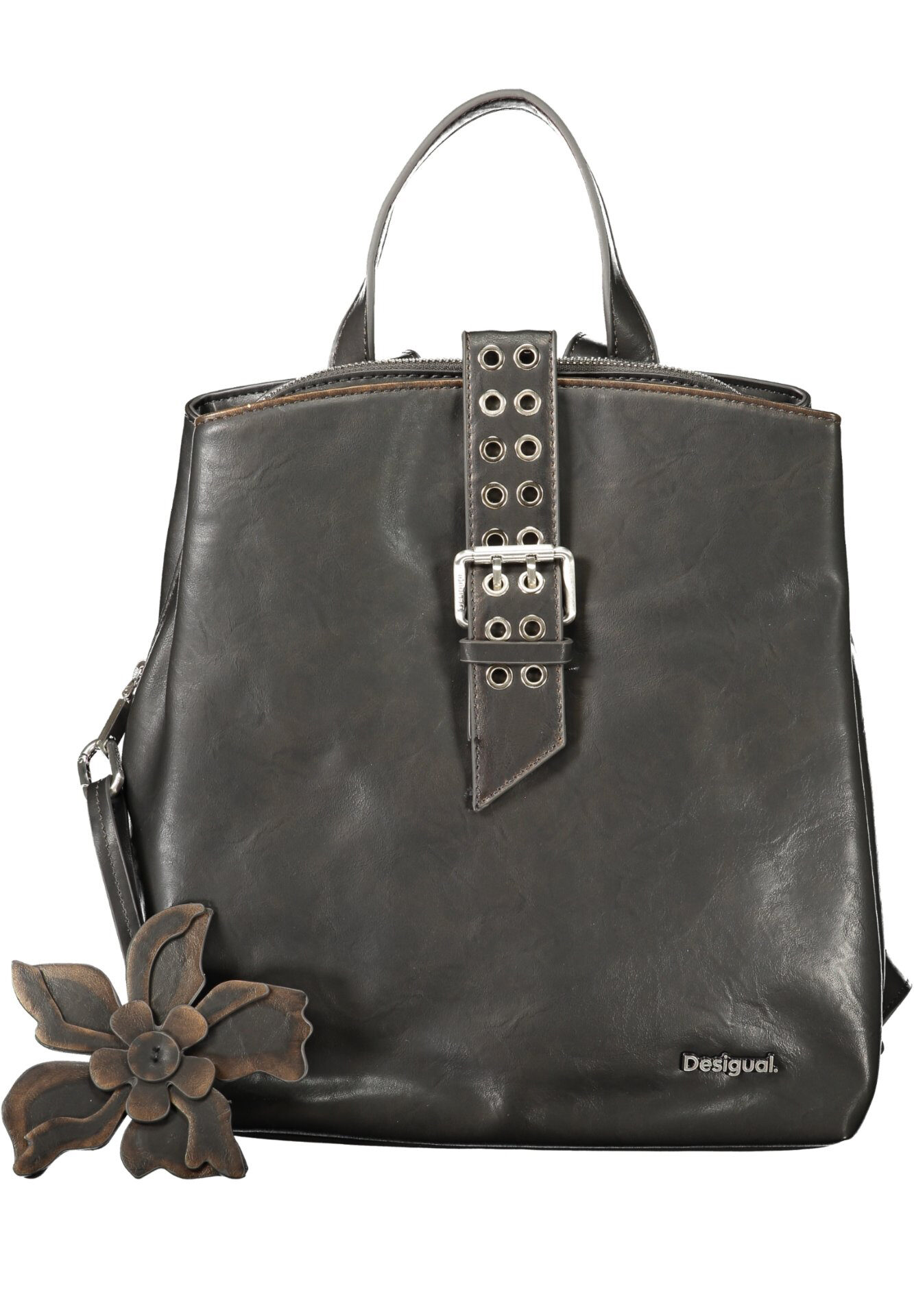 DESIGUAL WOMEN'S BLACK BACKPACK