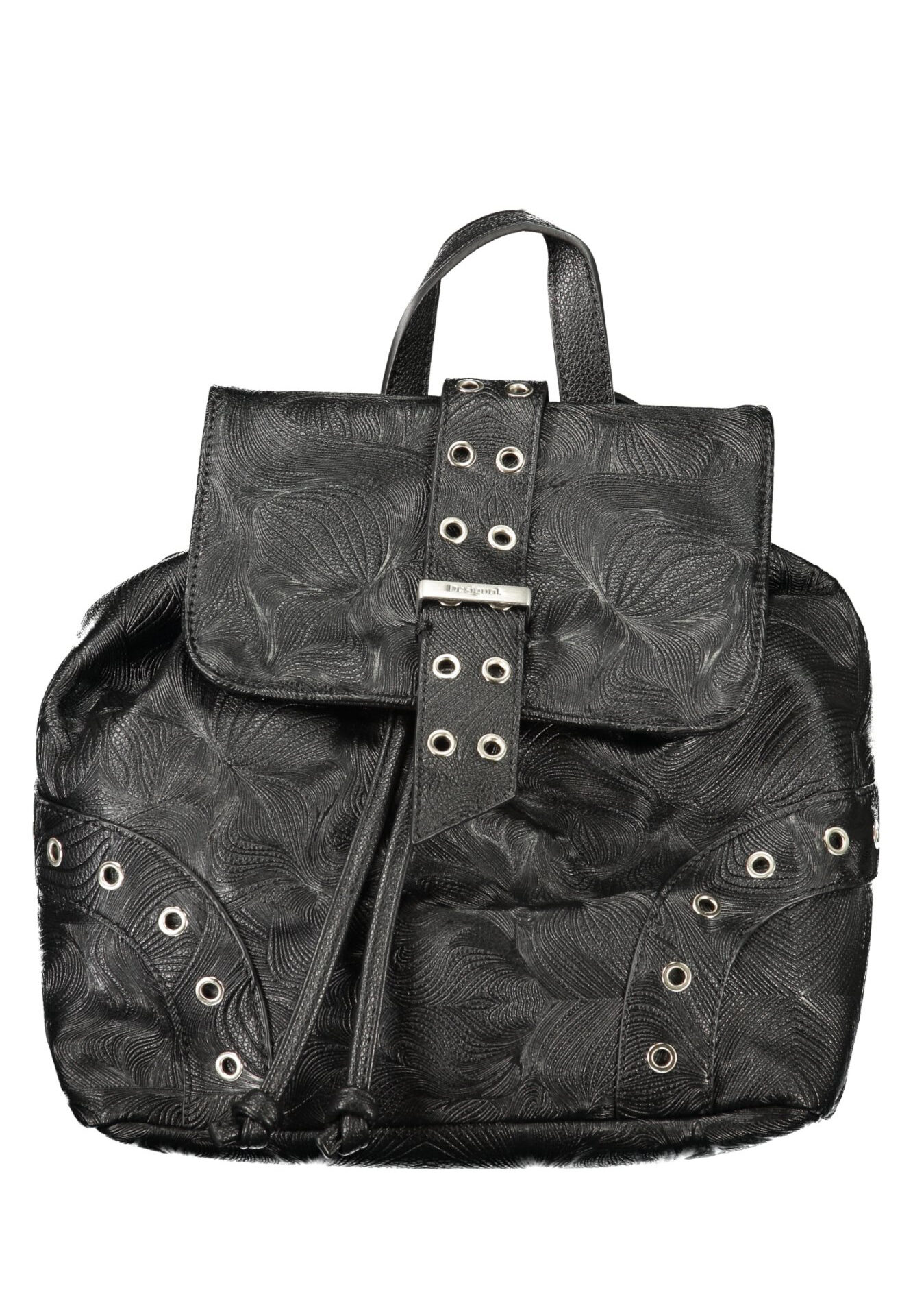 DESIGUAL WOMEN'S BLACK BACKPACK