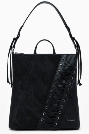DESIGUAL WOMEN'S BLACK BACKPACK