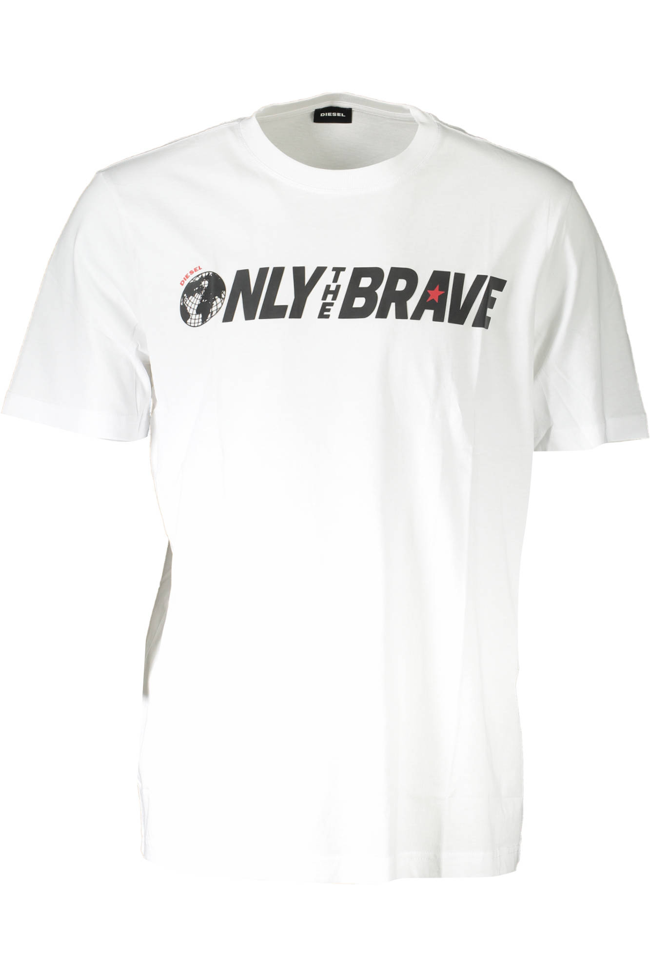 DIESEL SHORT SLEEVE T-SHIRT MEN WHITE DIESEL SHORT SLEEVE T-SHIRT MEN WHITE