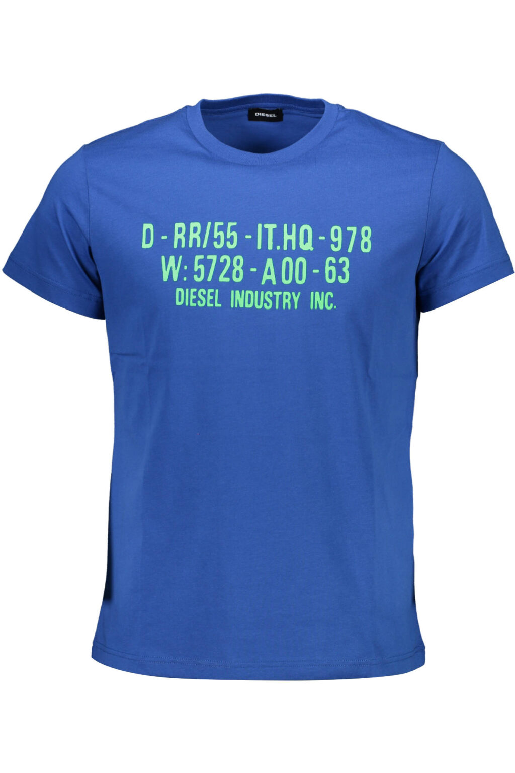 dieselt-shirtmanichecorteuomoblu_1 DIESEL mėlyni vyriški marškinėliai trumpomis rankovėmis