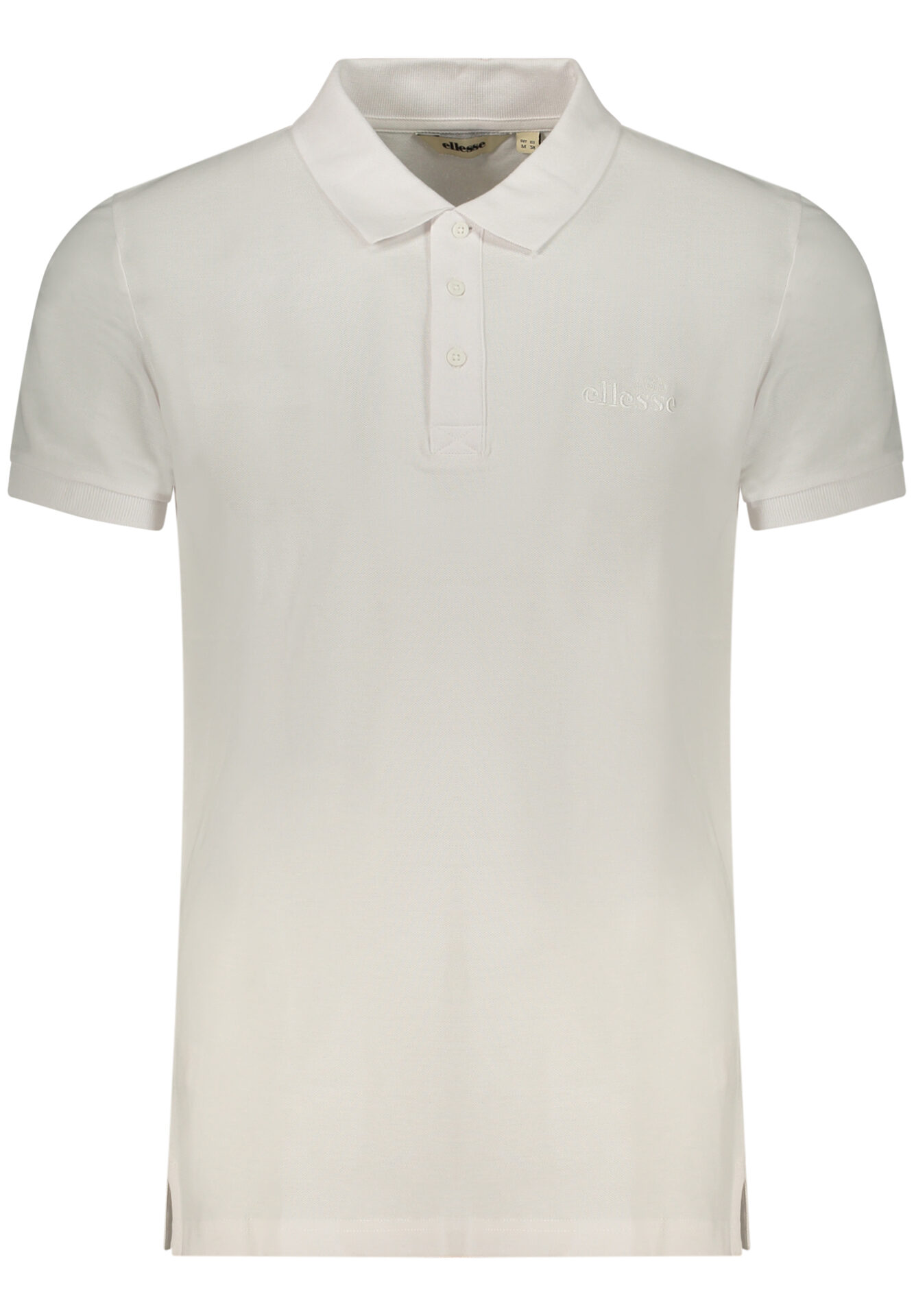 ELLESSE MEN'S SHORT-SLEEVE POLO SHIRT WHITE