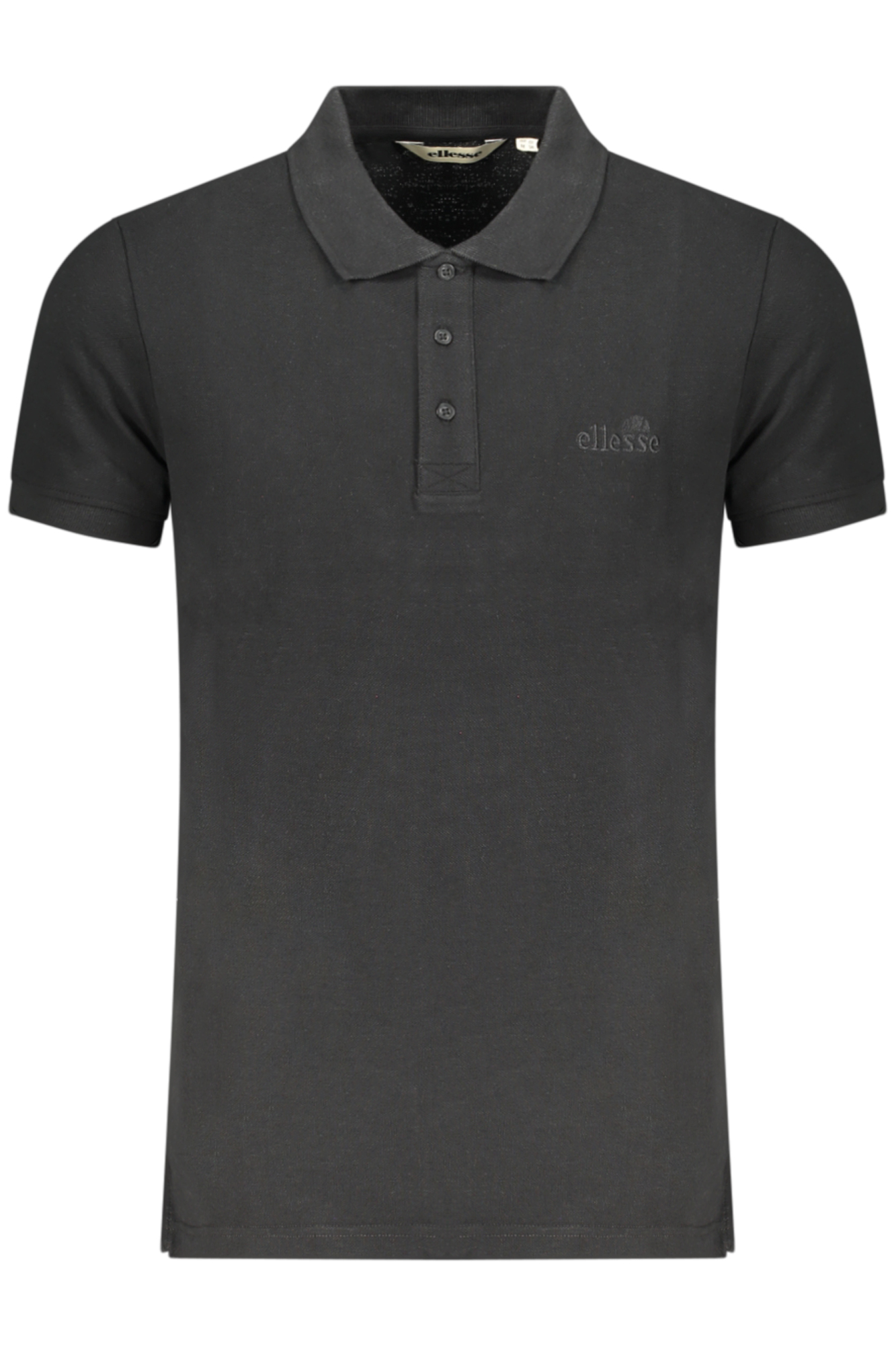 ELLESSE MEN'S SHORT-SLEEVE POLO SHIRT BLACK ELLESSE MEN'S SHORT-SLEEVE POLO SHIRT BLACK