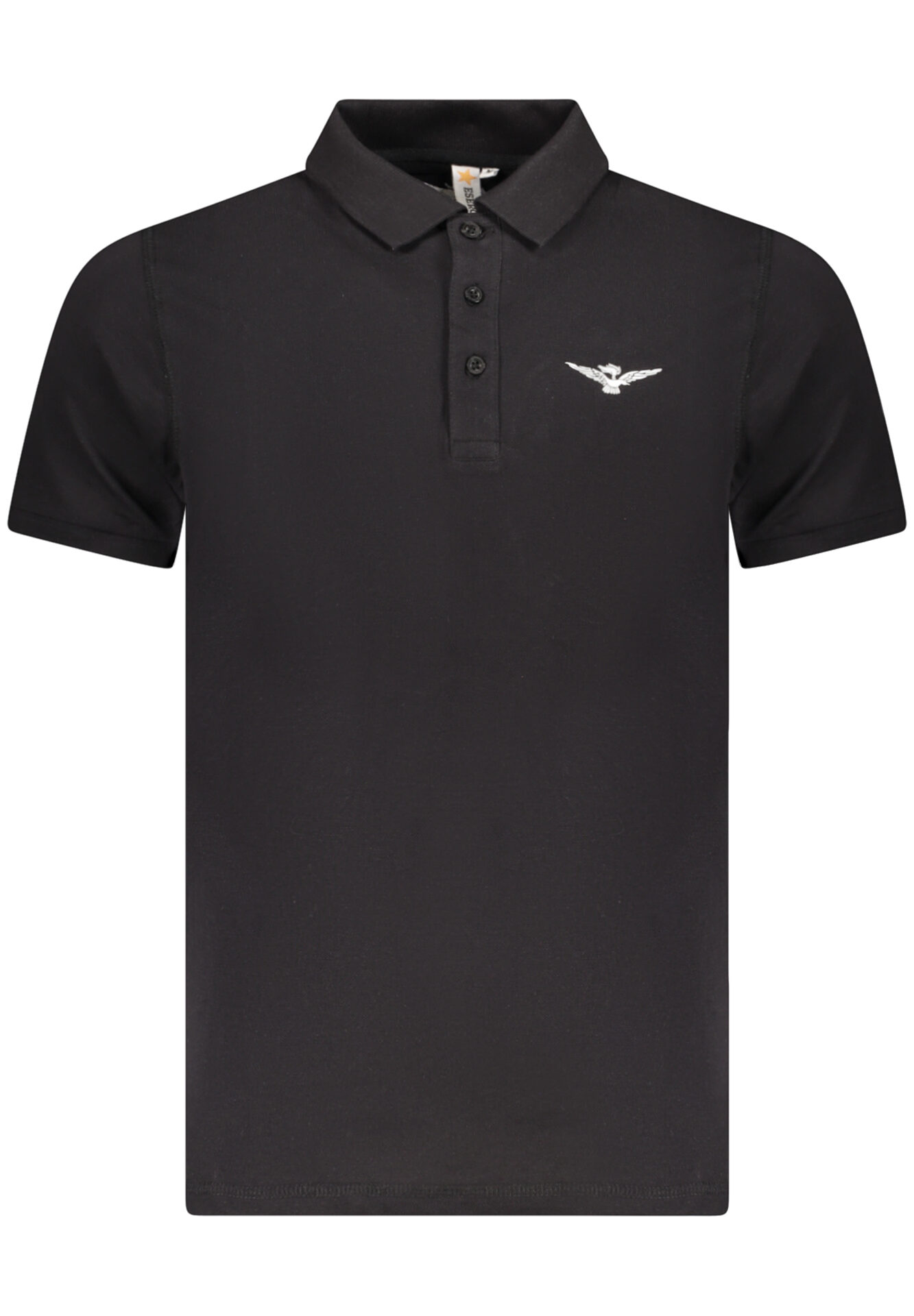 ARMY 1659 BLACK MEN'S SHORT SLEEVE POLO