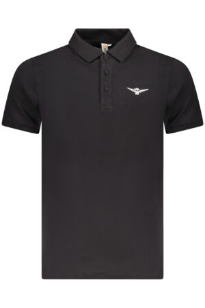 ARMY 1659 BLACK MEN'S SHORT SLEEVE POLO