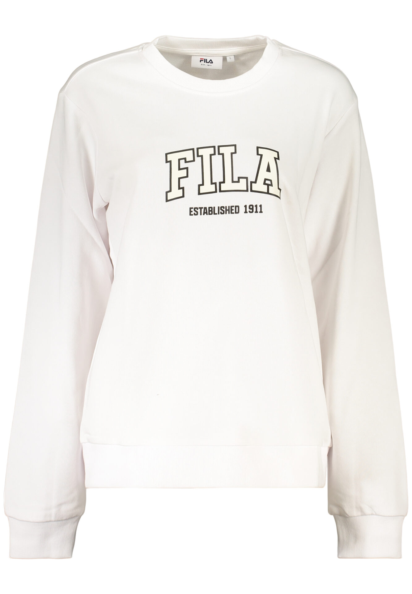 FILA WOMEN'S WHITE ZIP-UP SWEATSHIRT