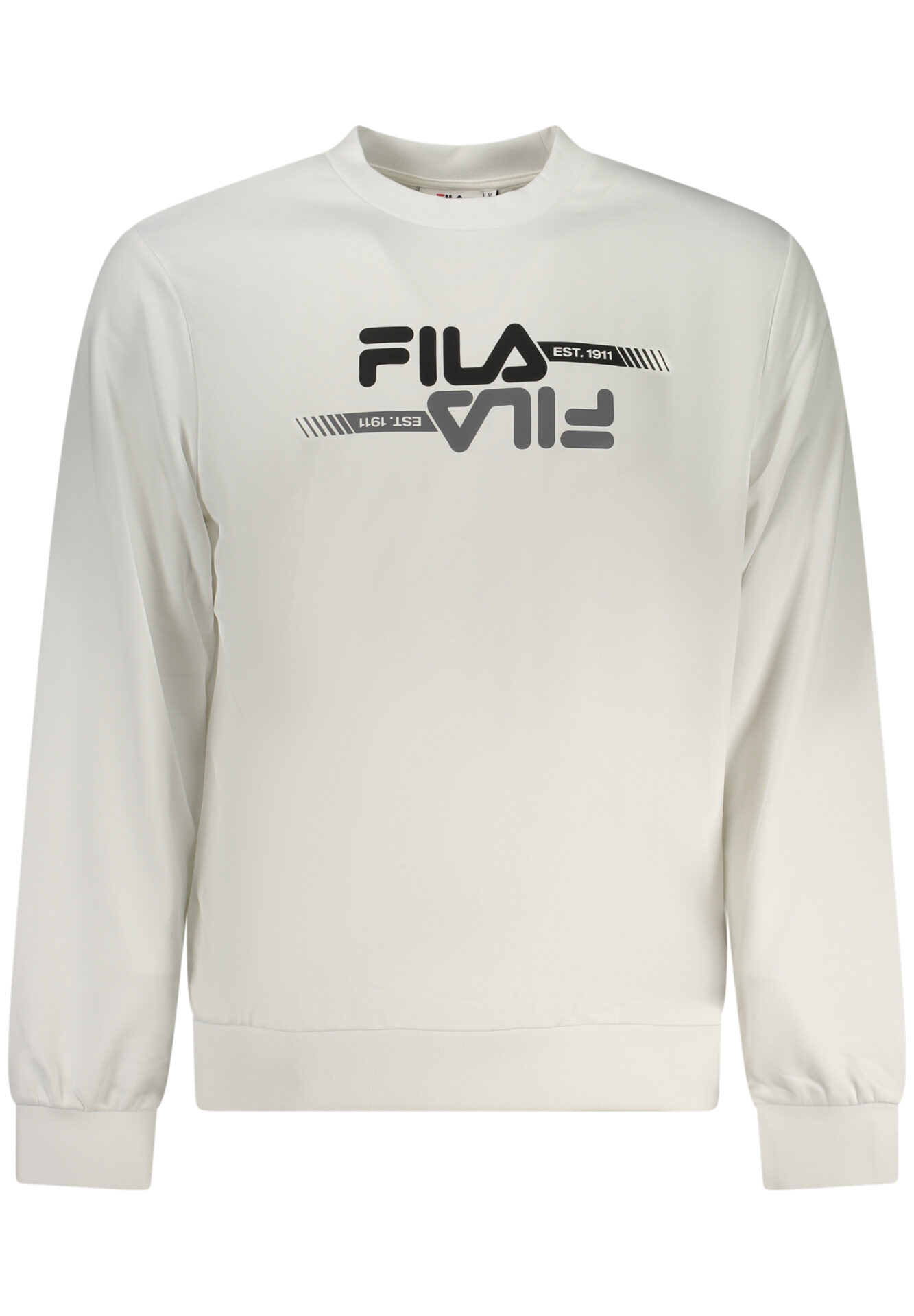 FILA MEN'S WHITE ZIP-UP SWEATSHIRT