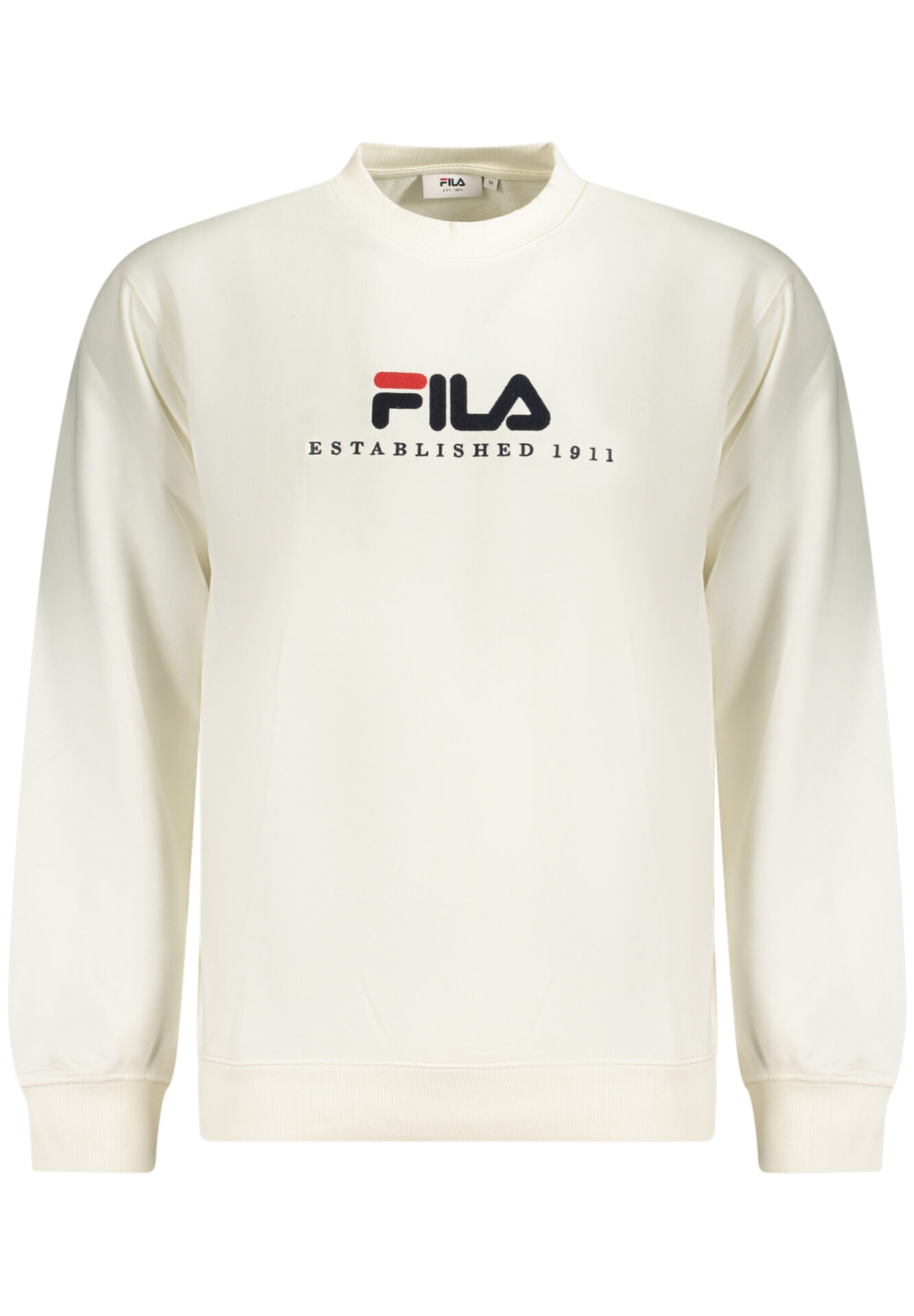 FILA MEN'S WHITE ZIP-UP SWEATSHIRT