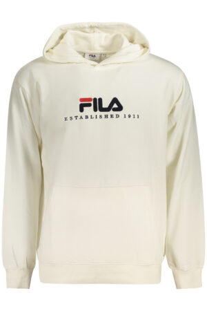 FILA MEN'S WHITE ZIP-UP SWEATSHIRT