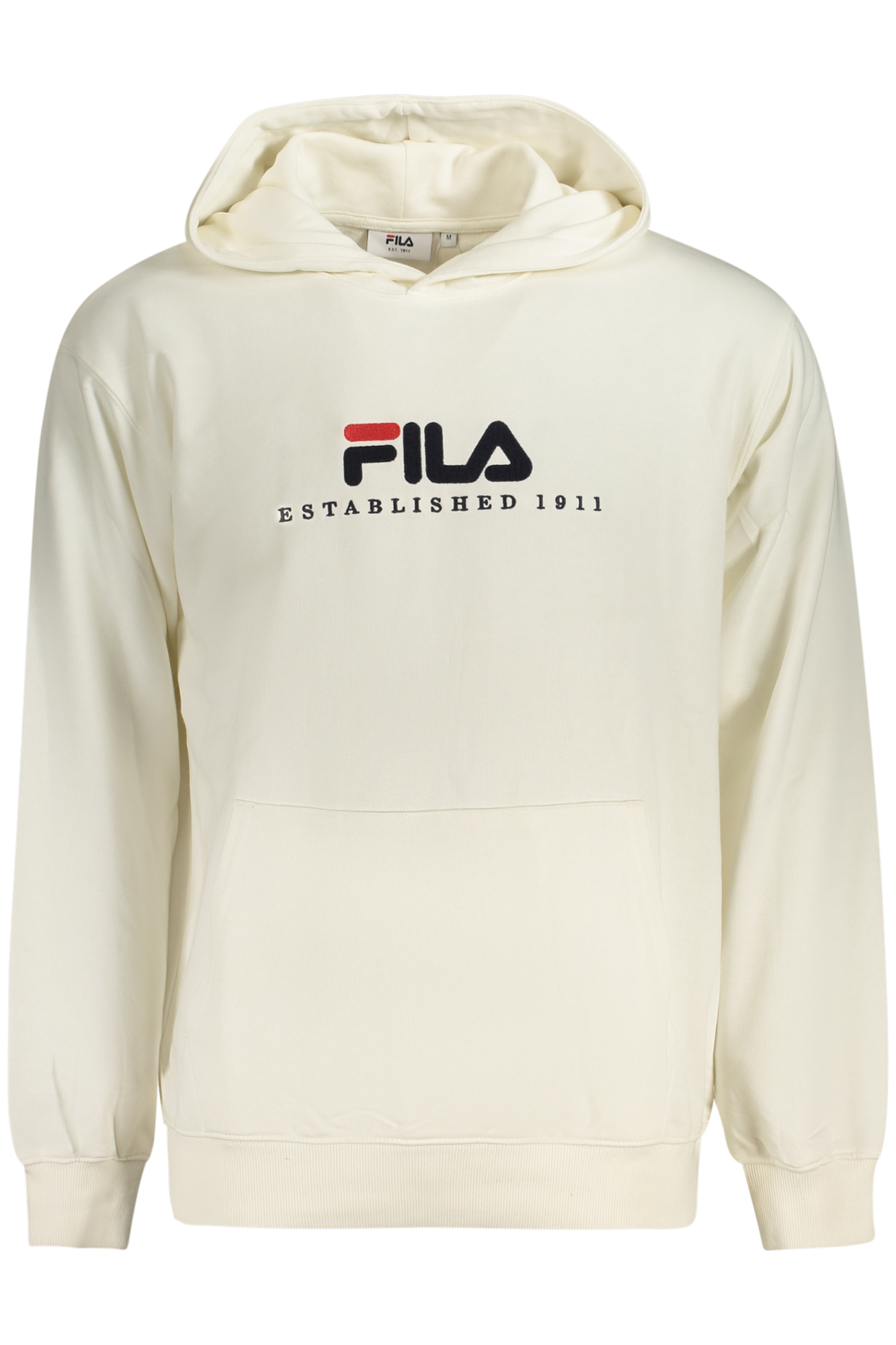 FILA MEN'S WHITE ZIP-UP SWEATSHIRT FILA MEN'S WHITE ZIP-UP SWEATSHIRT
