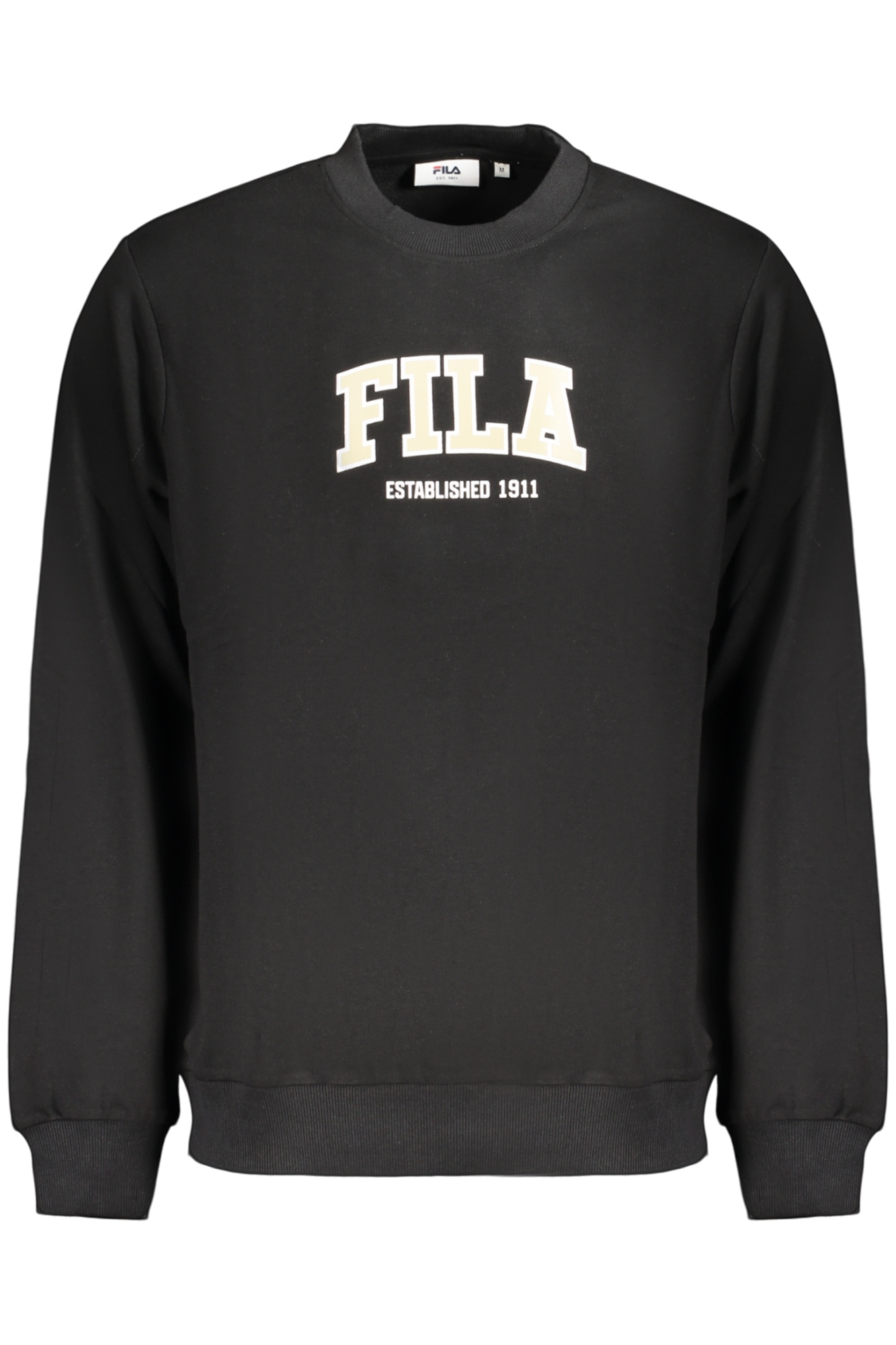 FILA MEN'S BLACK ZIP-UP SWEATSHIRT FILA MEN'S BLACK ZIP-UP SWEATSHIRT