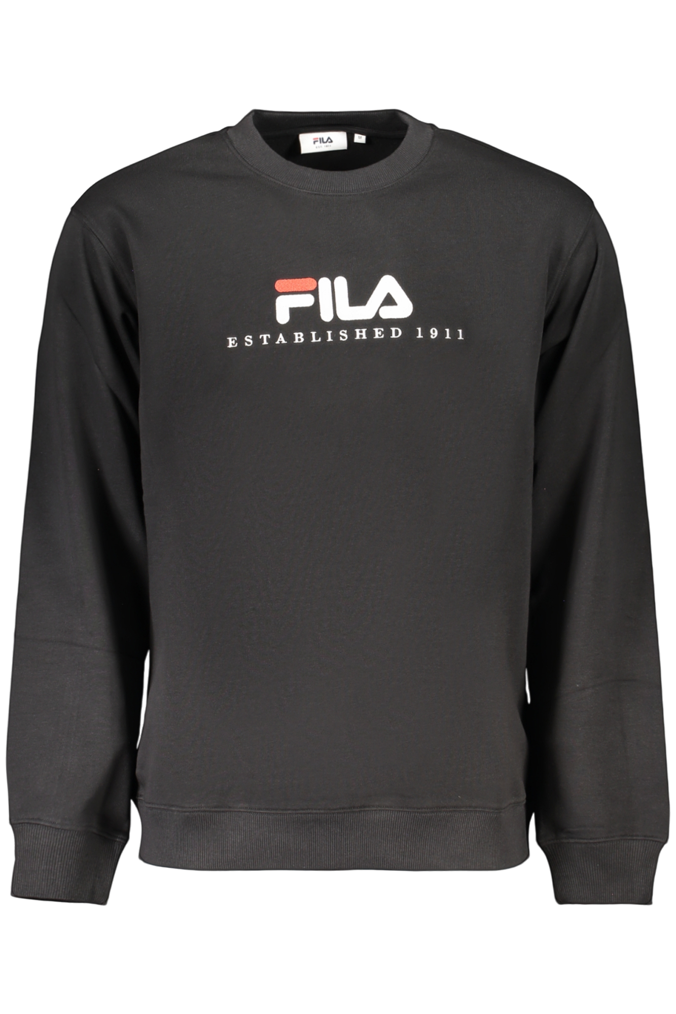 FILA MEN'S BLACK ZIP-UP SWEATSHIRT FILA MEN'S BLACK ZIP-UP SWEATSHIRT