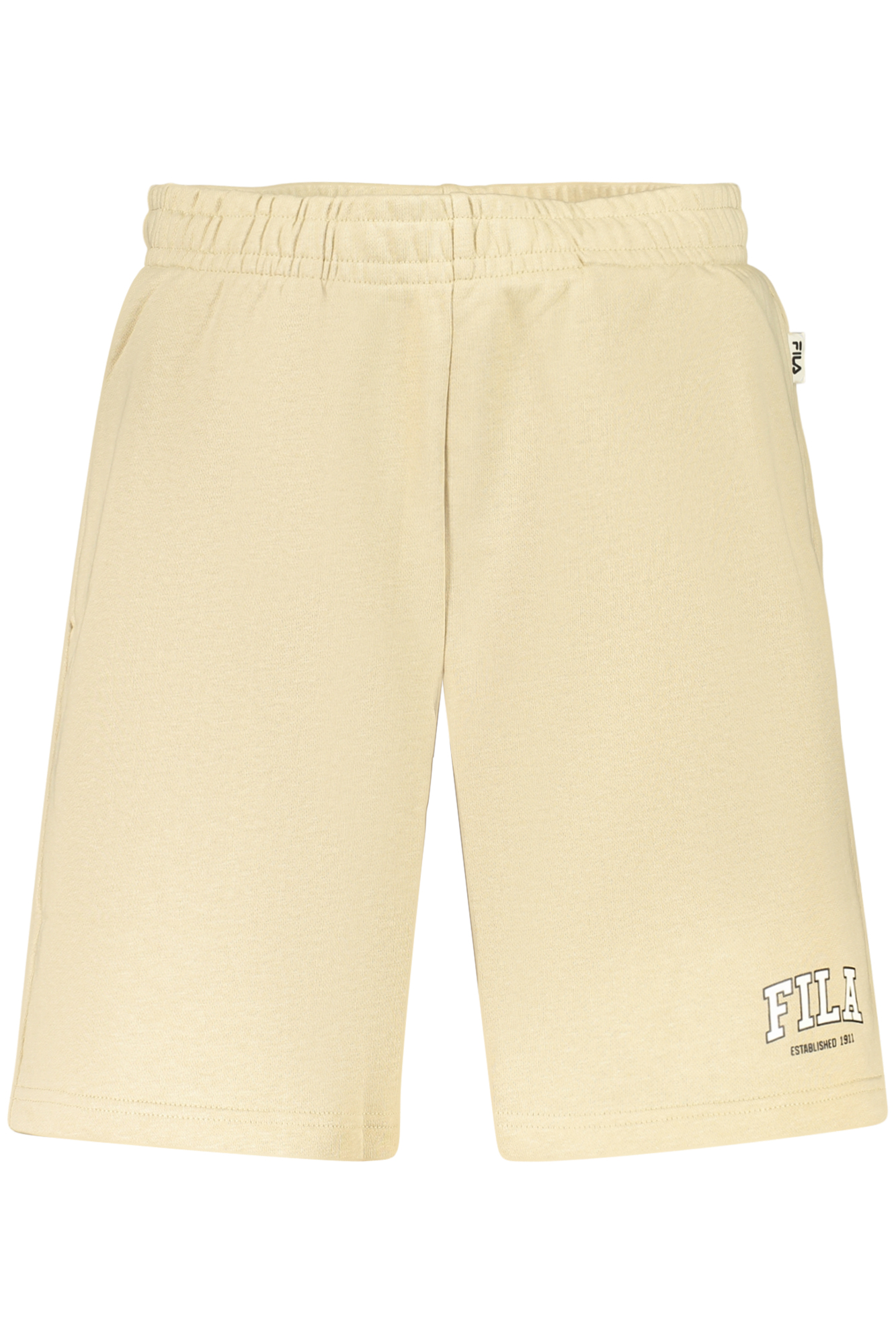 FILA MEN'S BEIGE SHORT TRACKSUIT PANTS FILA MEN'S BEIGE SHORT TRACKSUIT PANTS