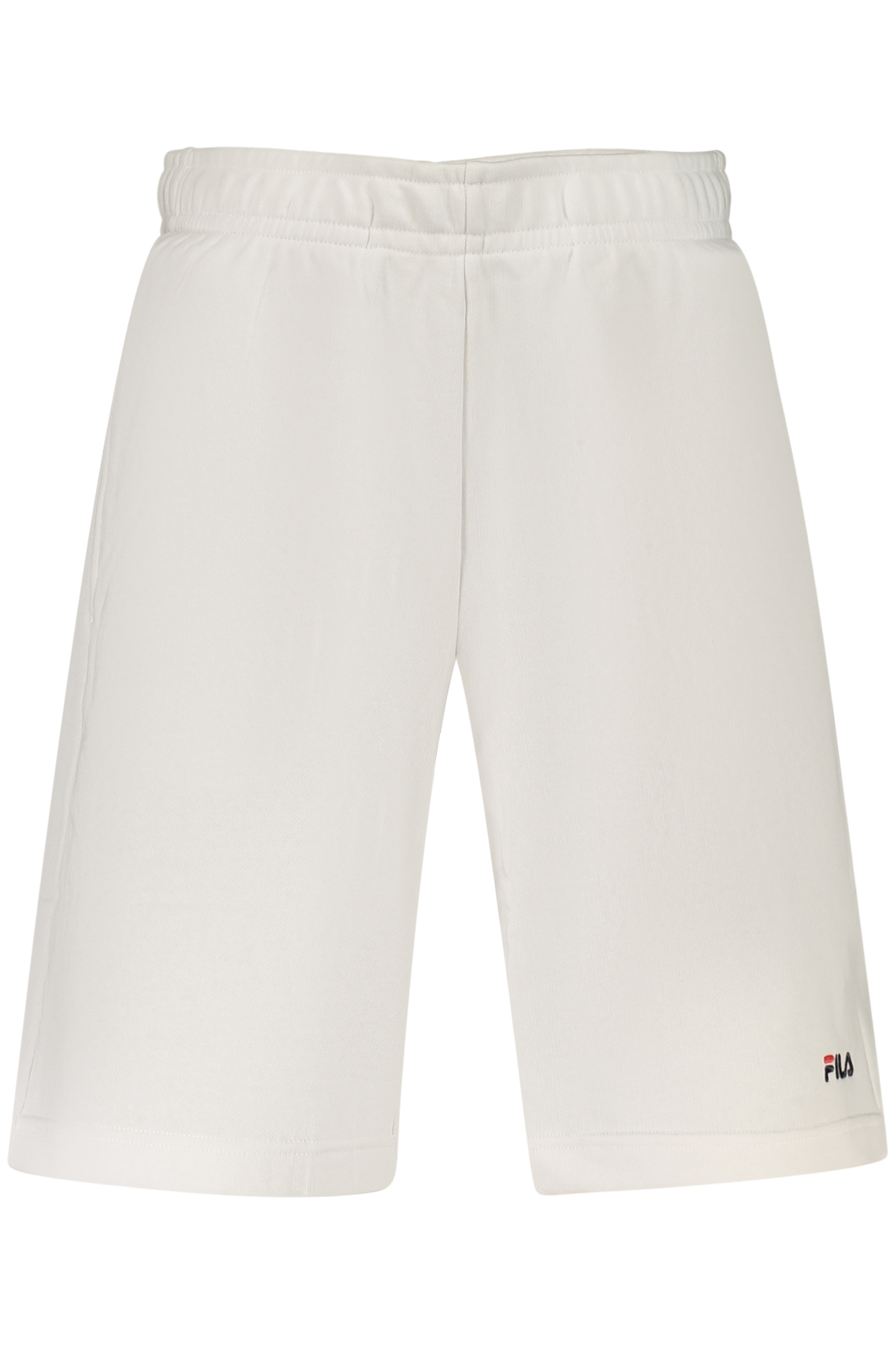 FILA MEN'S WHITE SHORT TRACKSUIT PANTS FILA MEN'S WHITE SHORT TRACKSUIT PANTS
