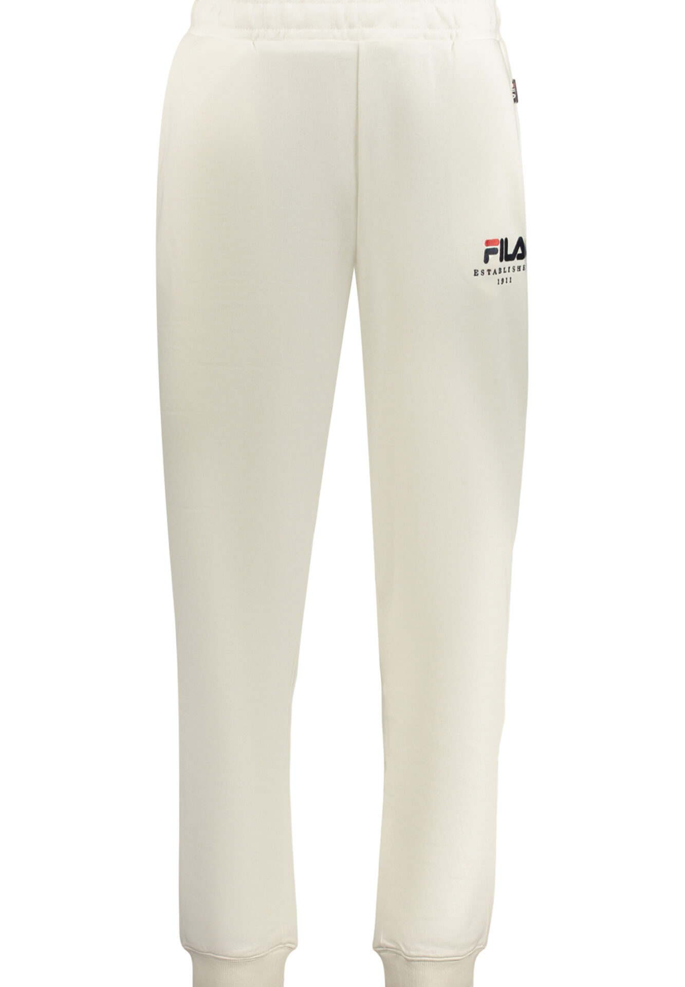 FILA MEN'S LONG WHITE TRACKSUIT PANTS