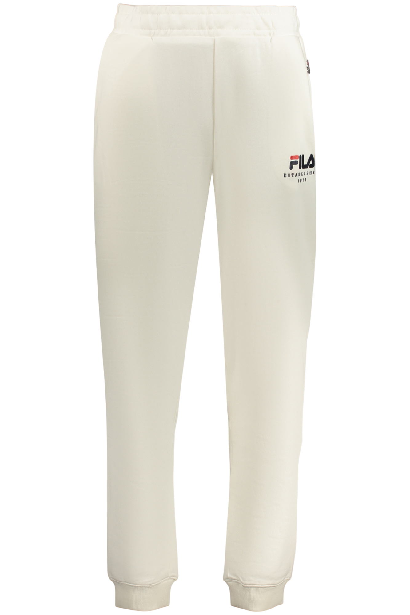FILA MEN'S LONG WHITE TRACKSUIT PANTS FILA MEN'S LONG WHITE TRACKSUIT PANTS