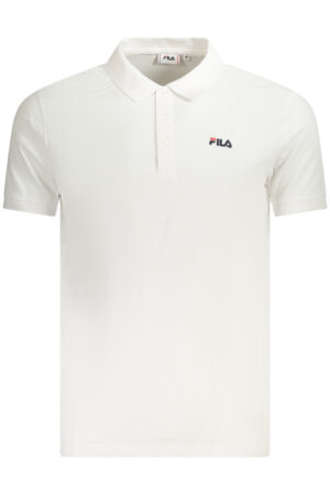 FILA balti vyriški polo marškinėliai trumpomis rankovėmis