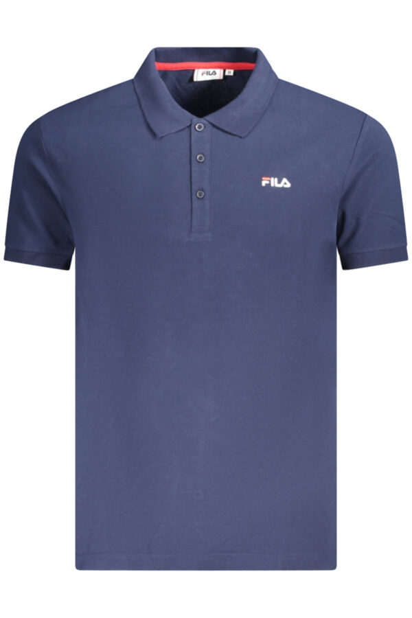FILA mėlyni vyriški polo marškinėliai trumpomis rankovėmis