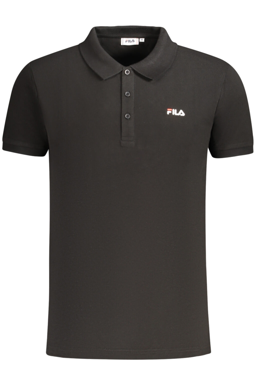 FILA juodi vyriški polo marškinėliai trumpomis rankovėmis