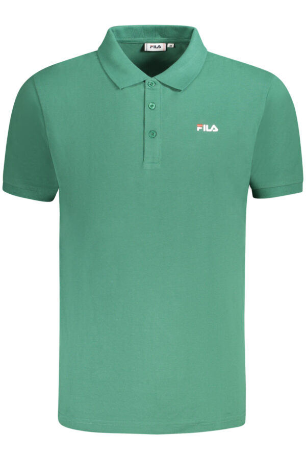 FILA žali vyriški polo marškinėliai trumpomis rankovėmis