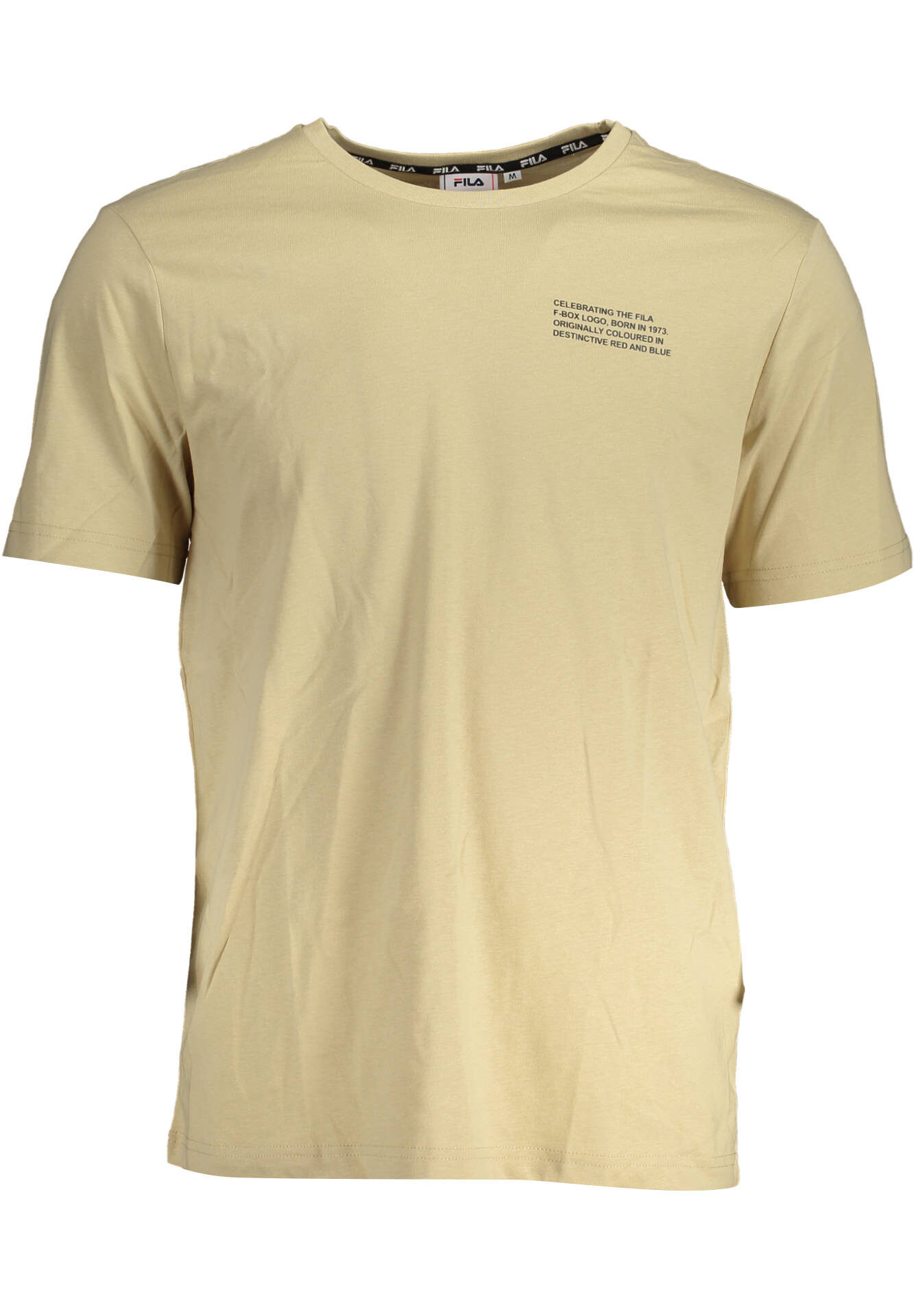 FILA T-SHIRT SHORT SLEEVE MAN BEIGE