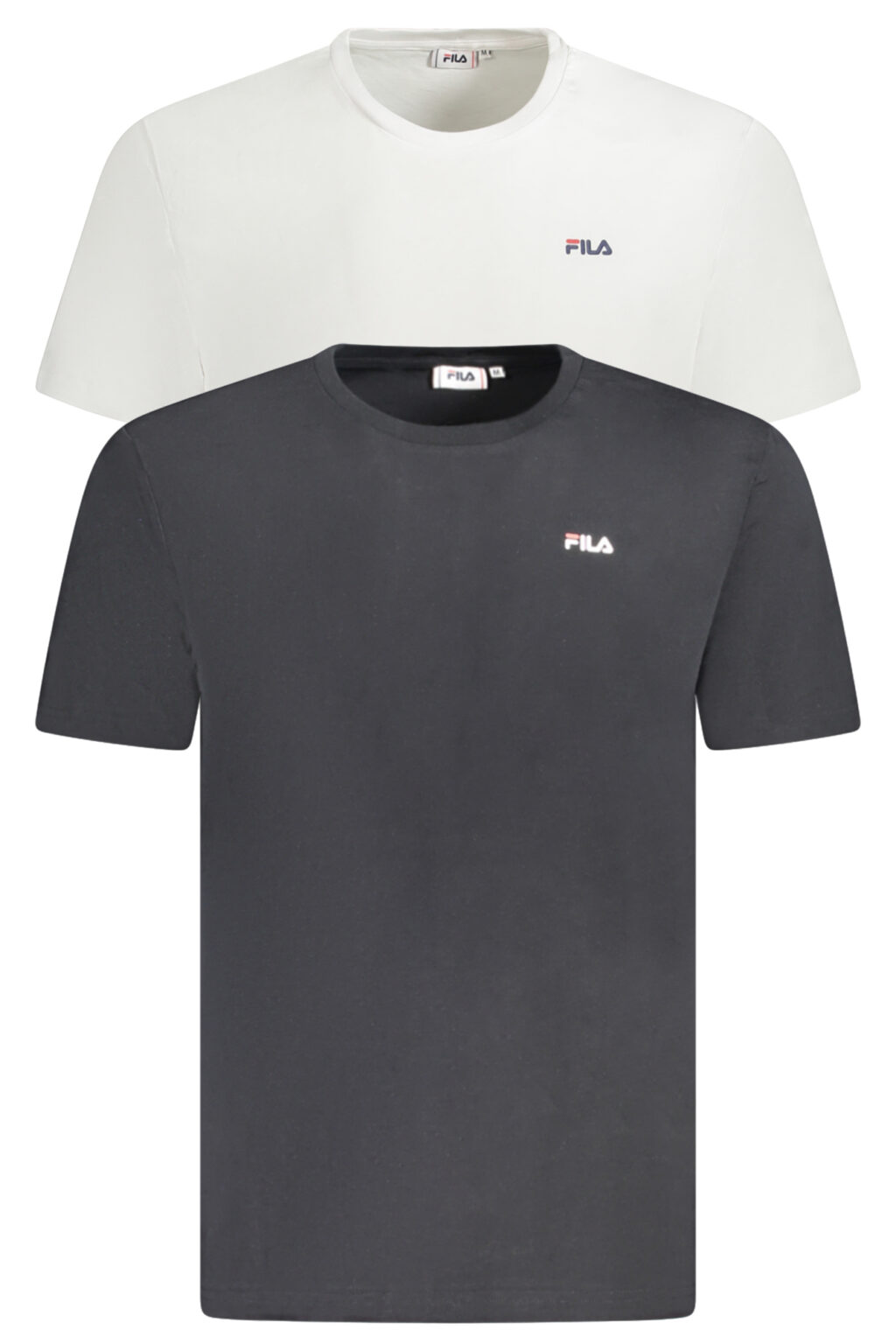 filat-shirtmanichecorteuomobianco_1 FILA balti vyriški marškinėliai trumpomis rankovėmis
