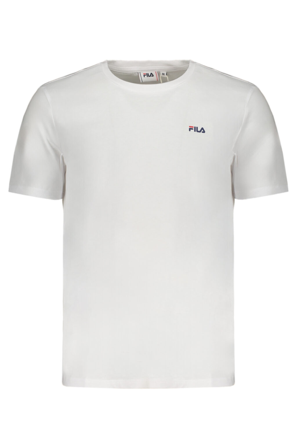 filat-shirtmanichecorteuomobianco_1 FILA balti vyriški marškinėliai trumpomis rankovėmis