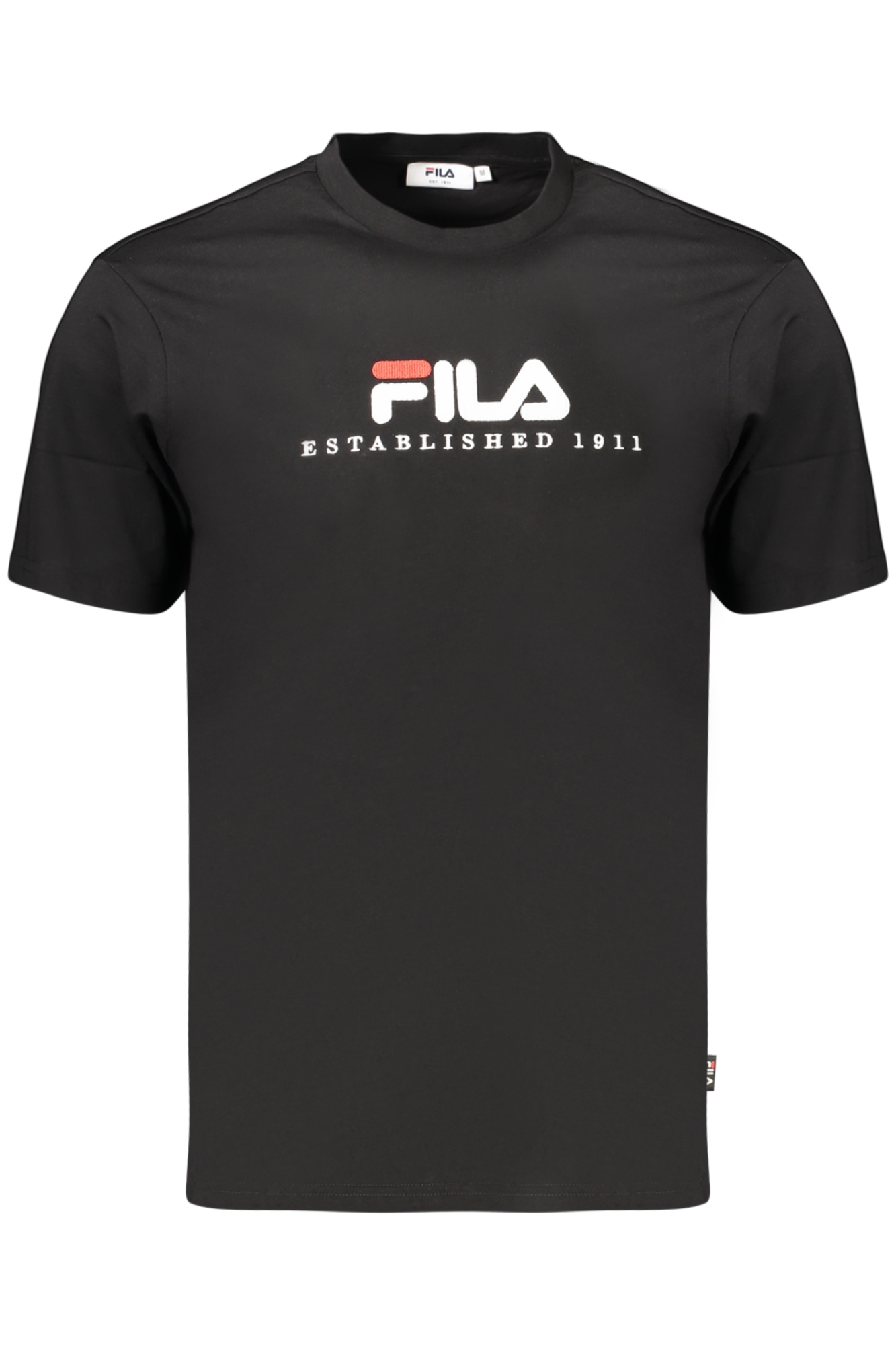 FILA MEN'S SHORT-SLEEVE T-SHIRT BLACK FILA MEN'S SHORT-SLEEVE T-SHIRT BLACK
