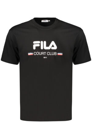 FILA vyriški marškinėliai trumpomis rankovėmis, juodi