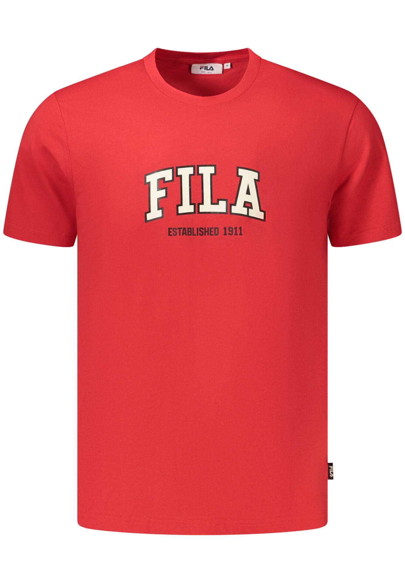 FILA MEN'S SHORT-SLEEVED T-SHIRT, RED