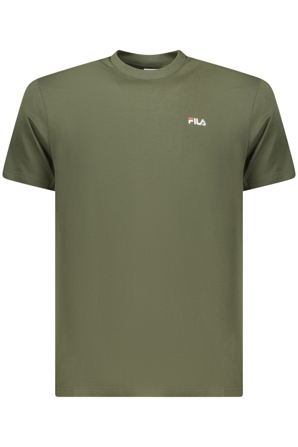 filat-shirtmanichecorteuomoverde_1 FILA vyriški žali marškinėliai trumpomis rankovėmis