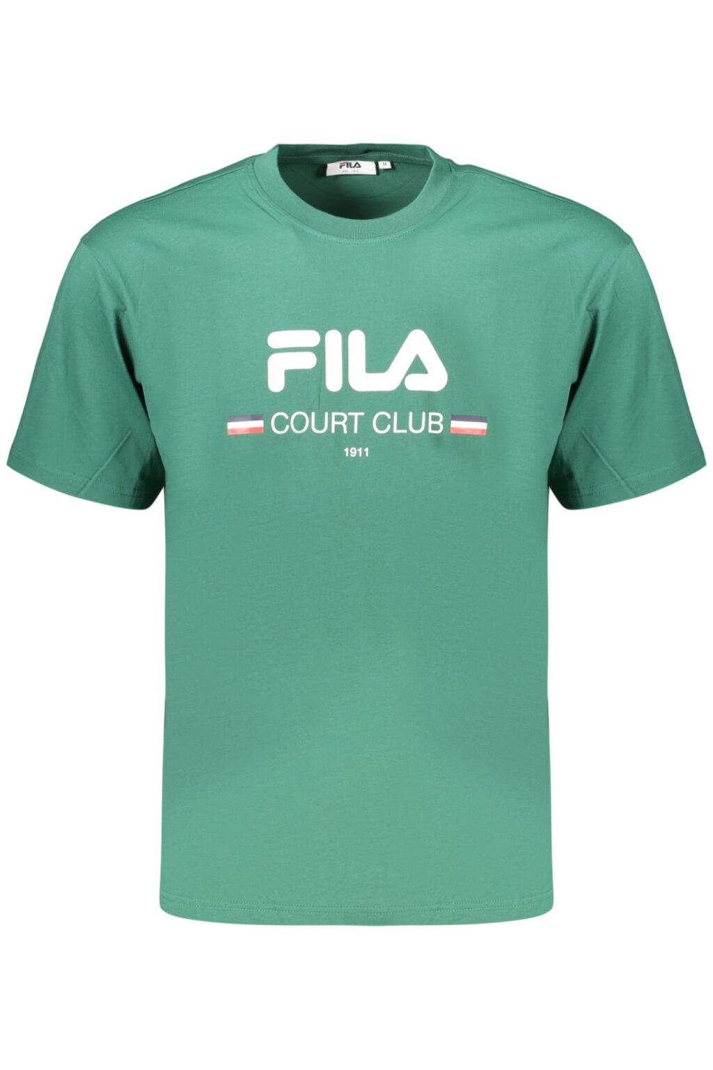 filat-shirtmanichecorteuomoverde_1 FILA vyriški marškinėliai trumpomis rankovėmis, žali