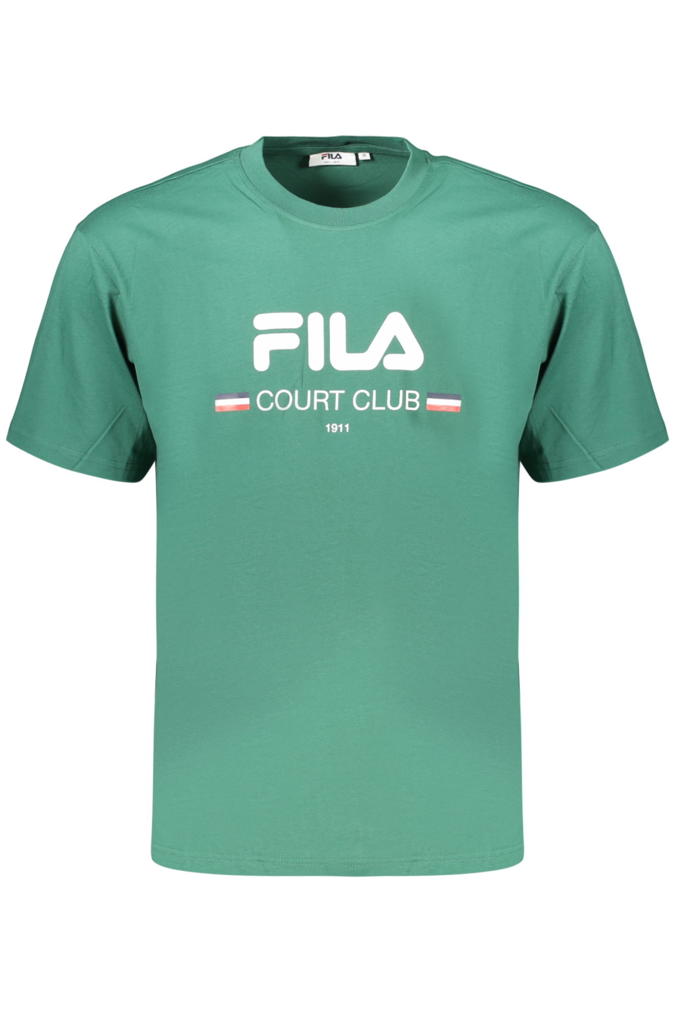 FILA MEN'S SHORT-SLEEVED T-SHIRT GREEN FILA MEN'S SHORT-SLEEVED T-SHIRT GREEN