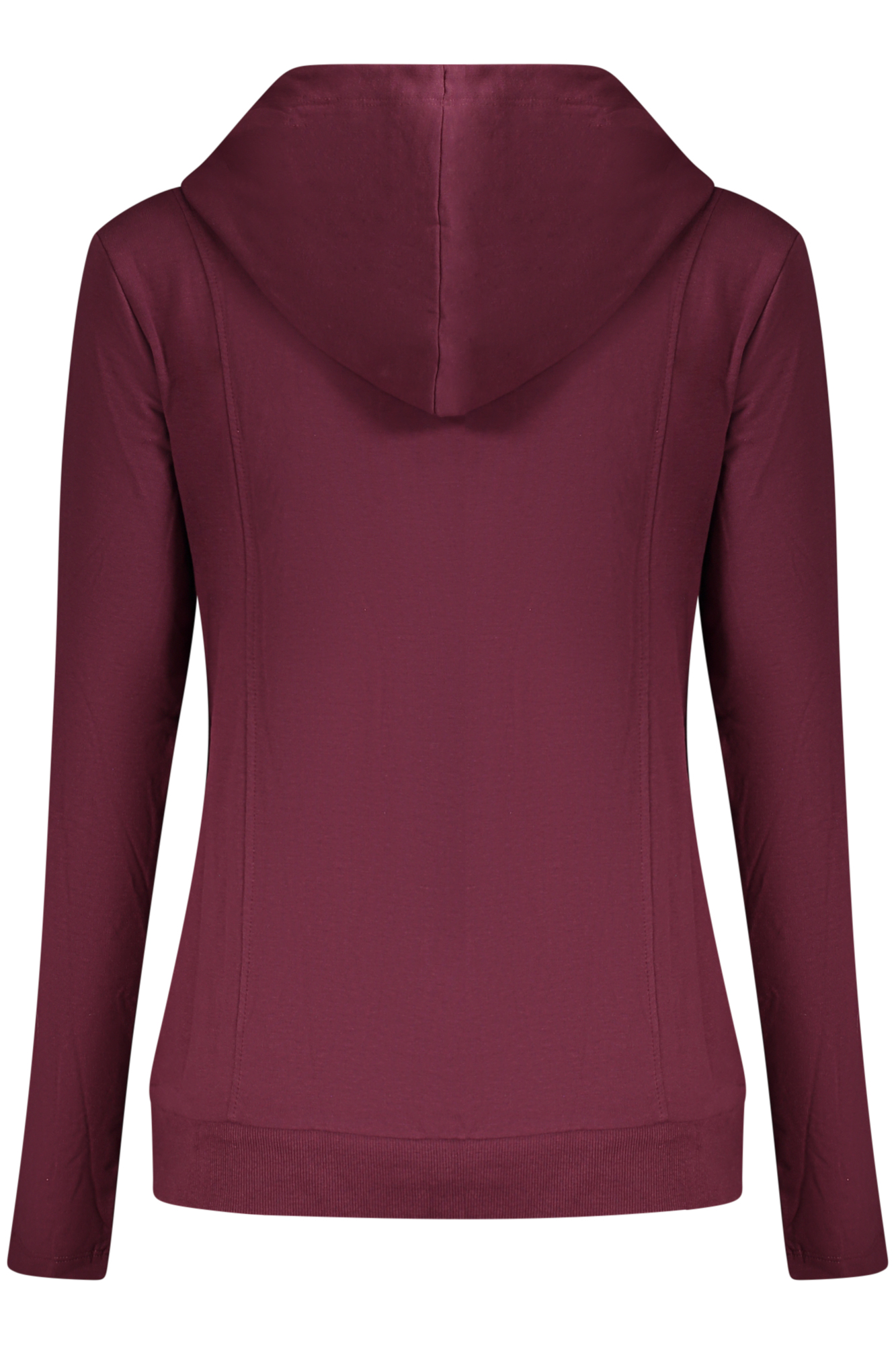 FREDDY WOMEN'S PURPLE ZIP-UP SWEATSHIRT FREDDY WOMEN'S PURPLE ZIP-UP SWEATSHIRT - Image 2