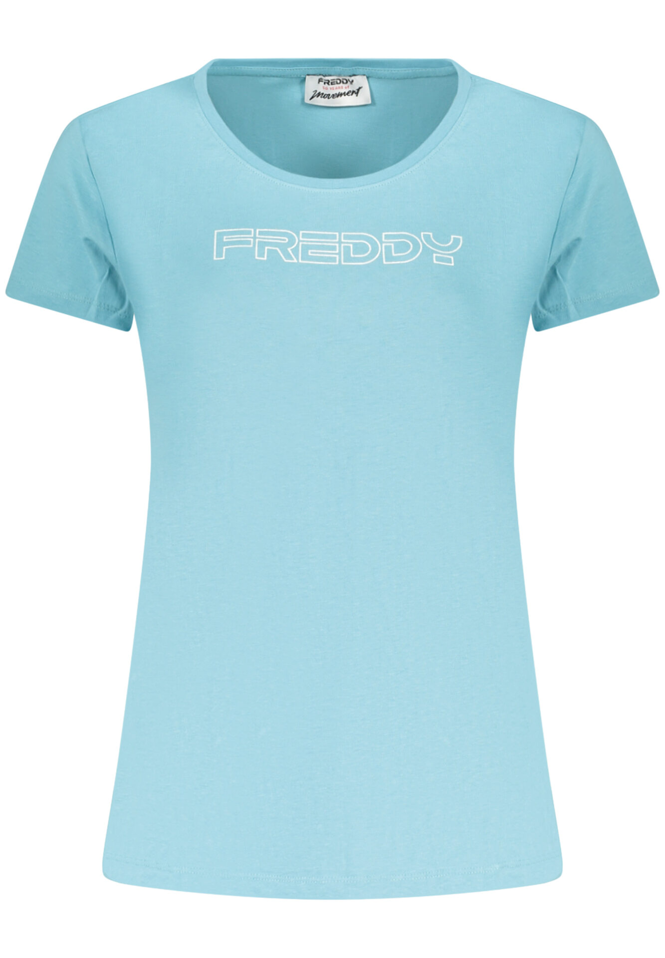 FREDDY WOMEN'S SHORT-SLEEVED T-SHIRT, BLUE