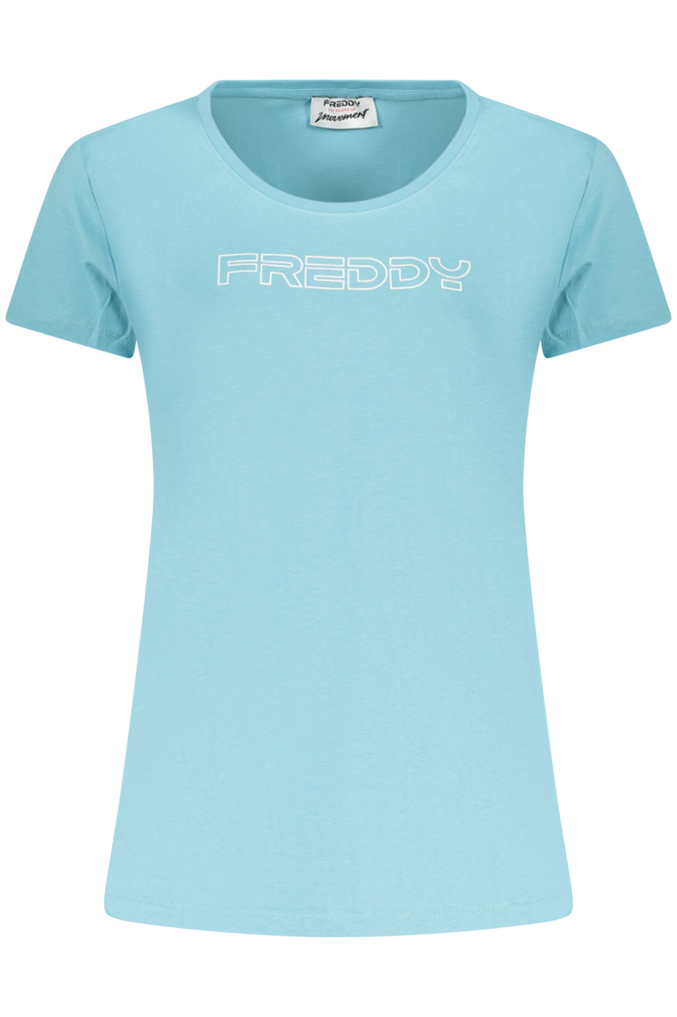 FREDDY WOMEN'S SHORT-SLEEVED T-SHIRT, BLUE FREDDY WOMEN'S SHORT-SLEEVED T-SHIRT, BLUE