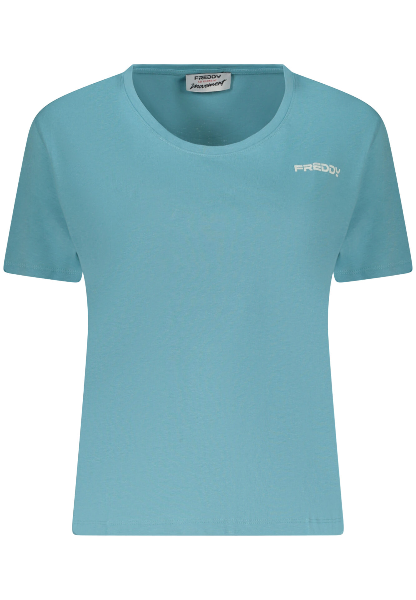 FREDDY WOMEN'S SHORT-SLEEVED T-SHIRT, BLUE