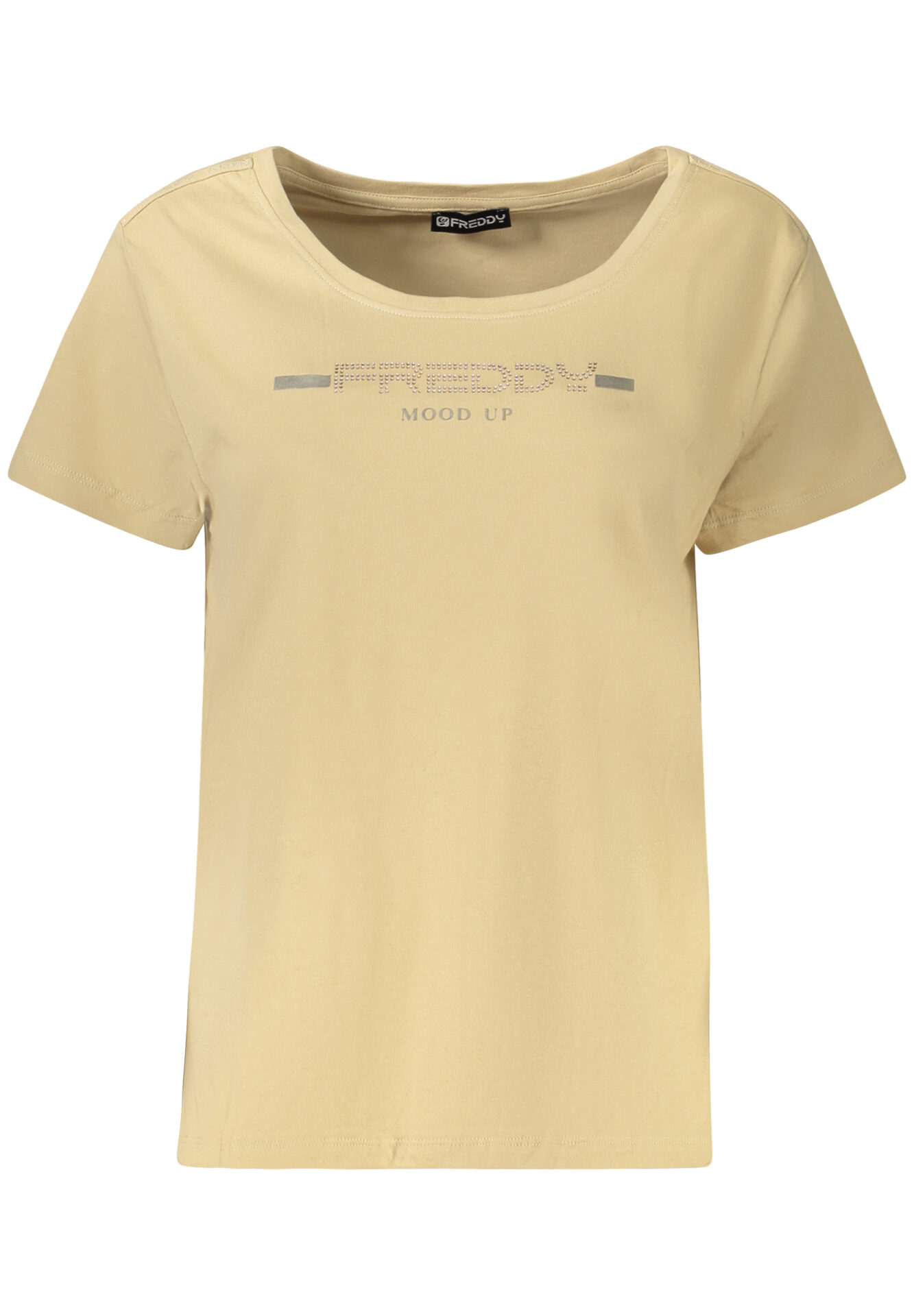 FREDDY WOMEN'S SHORT-SLEEVE T-SHIRT BEIGE